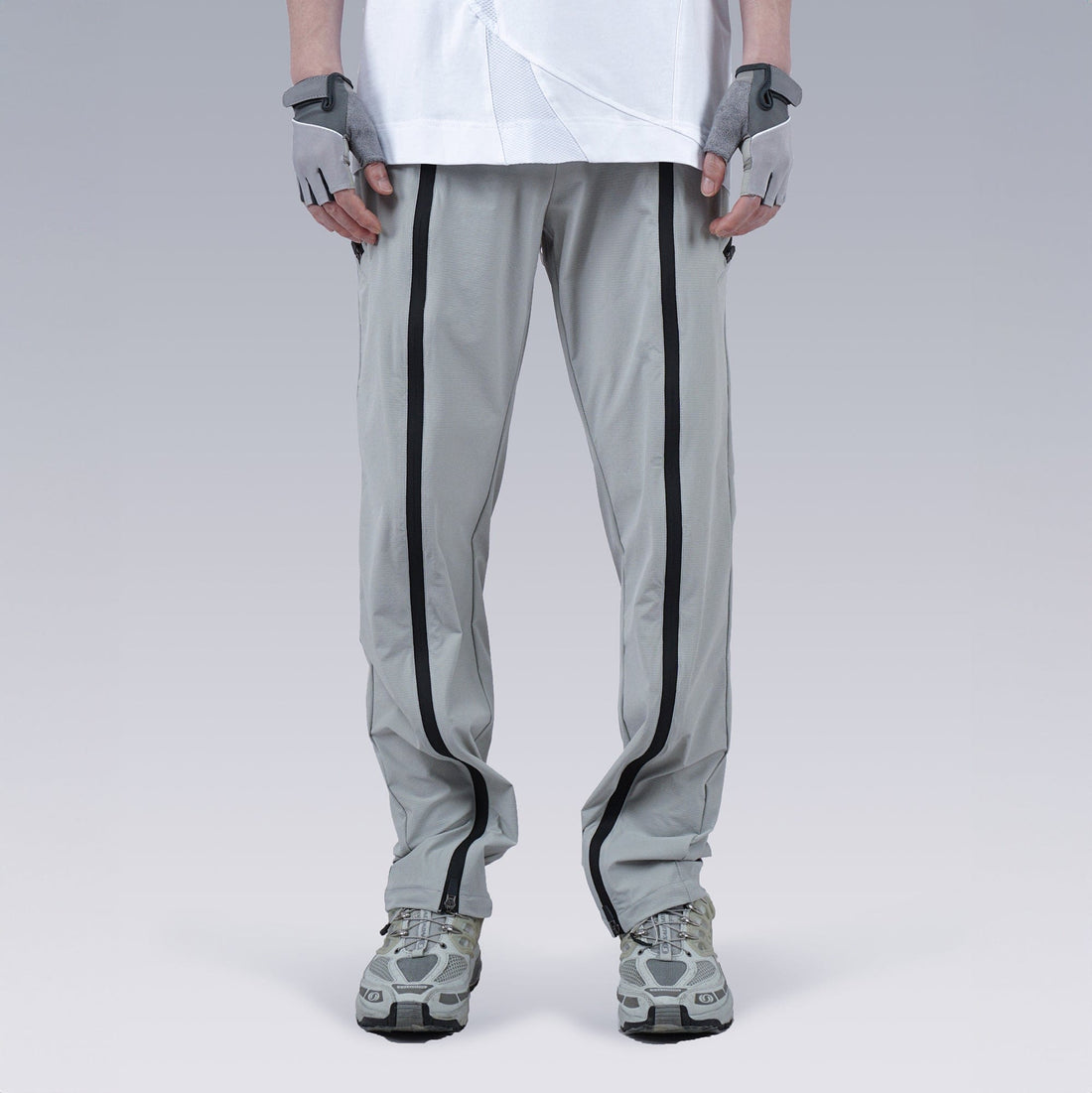 SILENSTORM Center-Zip Split Quick-Dry Pants-Pants-S-Black-Free Shipping Leatheretro