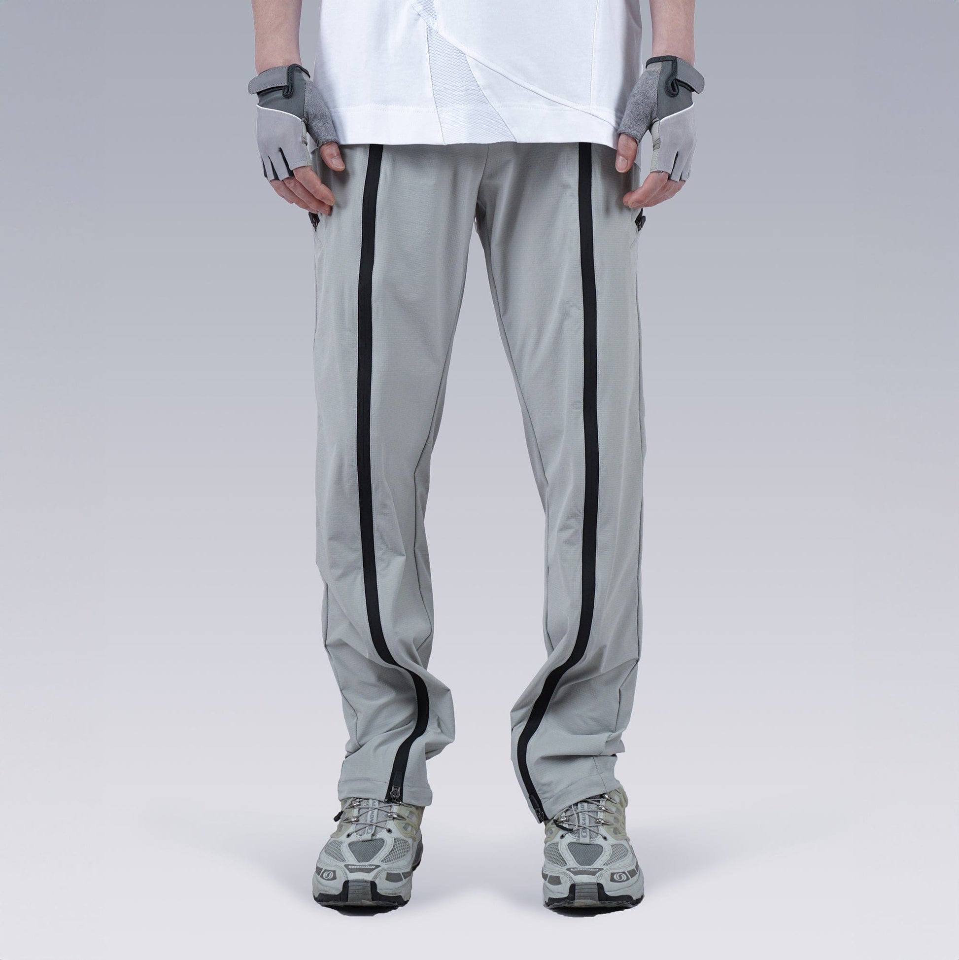 SILENSTORM Center-Zip Split Quick-Dry Pants-Pants-S-Grey-Free Shipping Leatheretro