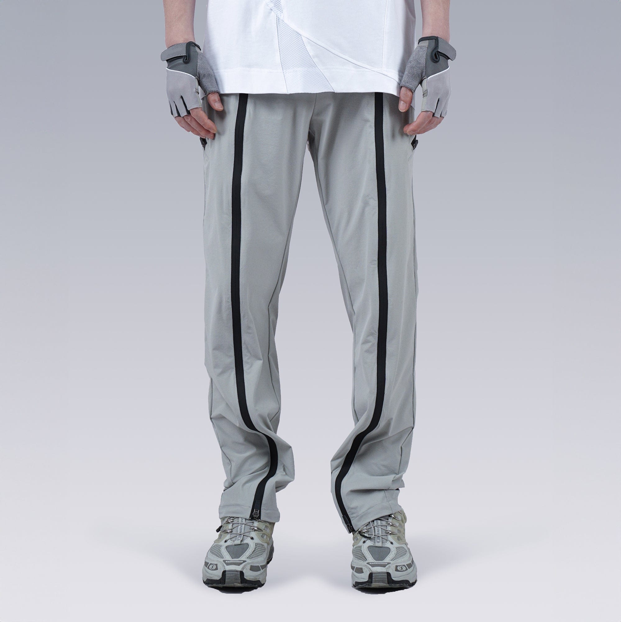 SILENSTORM Center-Zip Split Quick-Dry Pants-Pants-S-Grey-Free Shipping Leatheretro