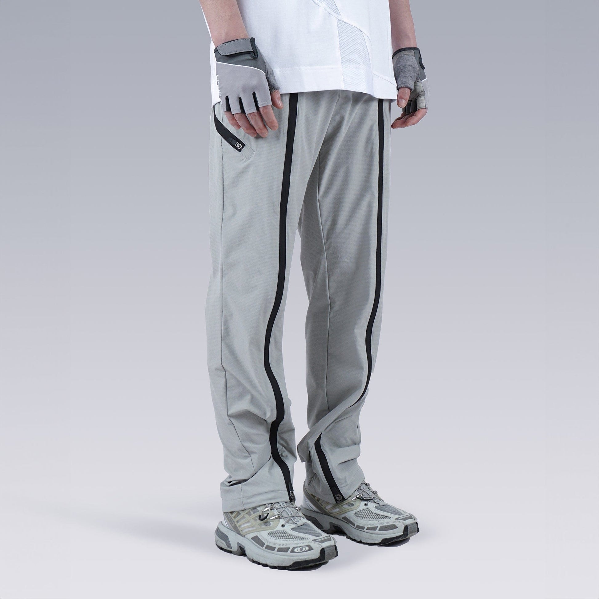 SILENSTORM Center-Zip Split Quick-Dry Pants-Pants-S-Black-Free Shipping Leatheretro