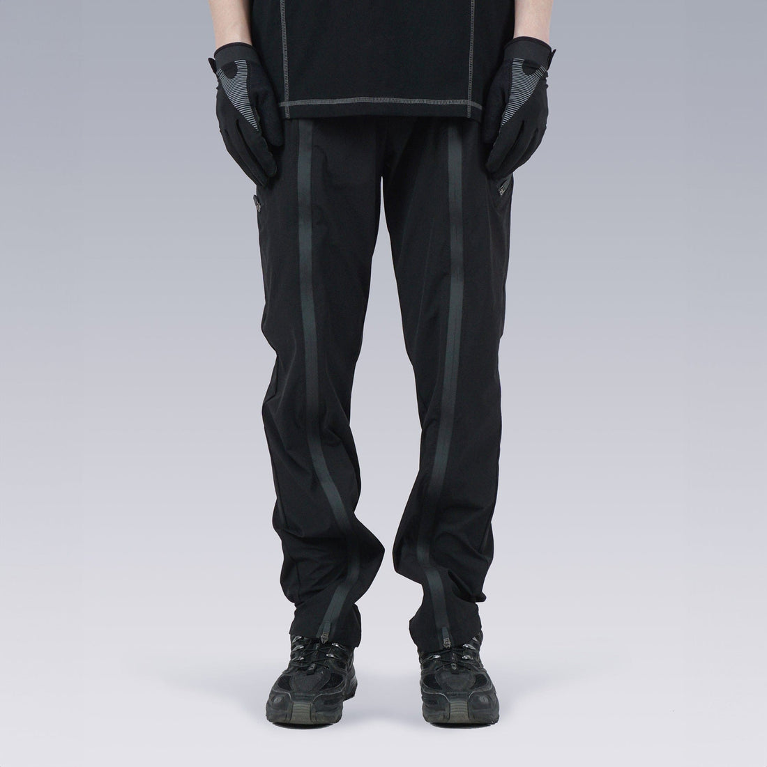 SILENSTORM Center-Zip Split Quick-Dry Pants-Pants-S-Black-Free Shipping Leatheretro