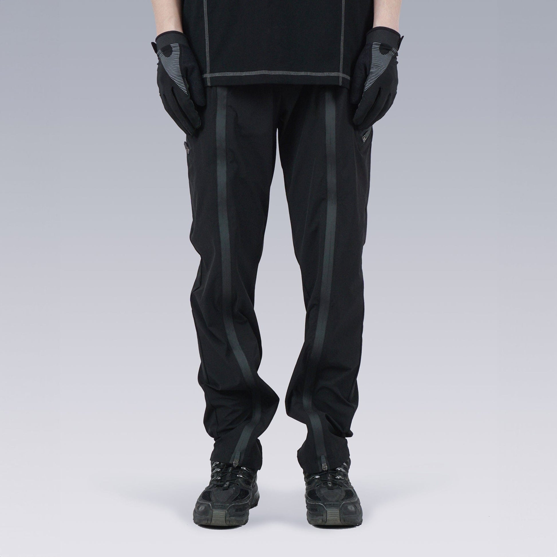 SILENSTORM Center-Zip Split Quick-Dry Pants-Pants-S-Black-Free Shipping Leatheretro