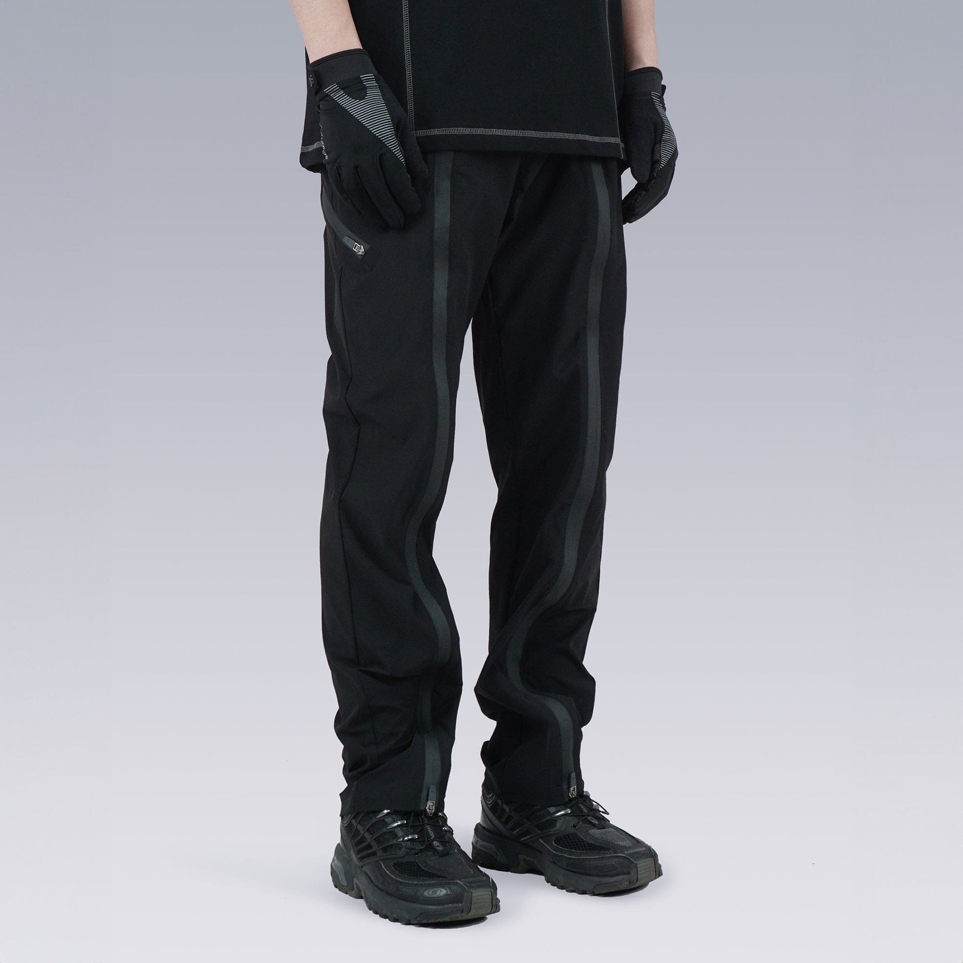 SILENSTORM Center-Zip Split Quick-Dry Pants-Pants-S-Black-Free Shipping Leatheretro
