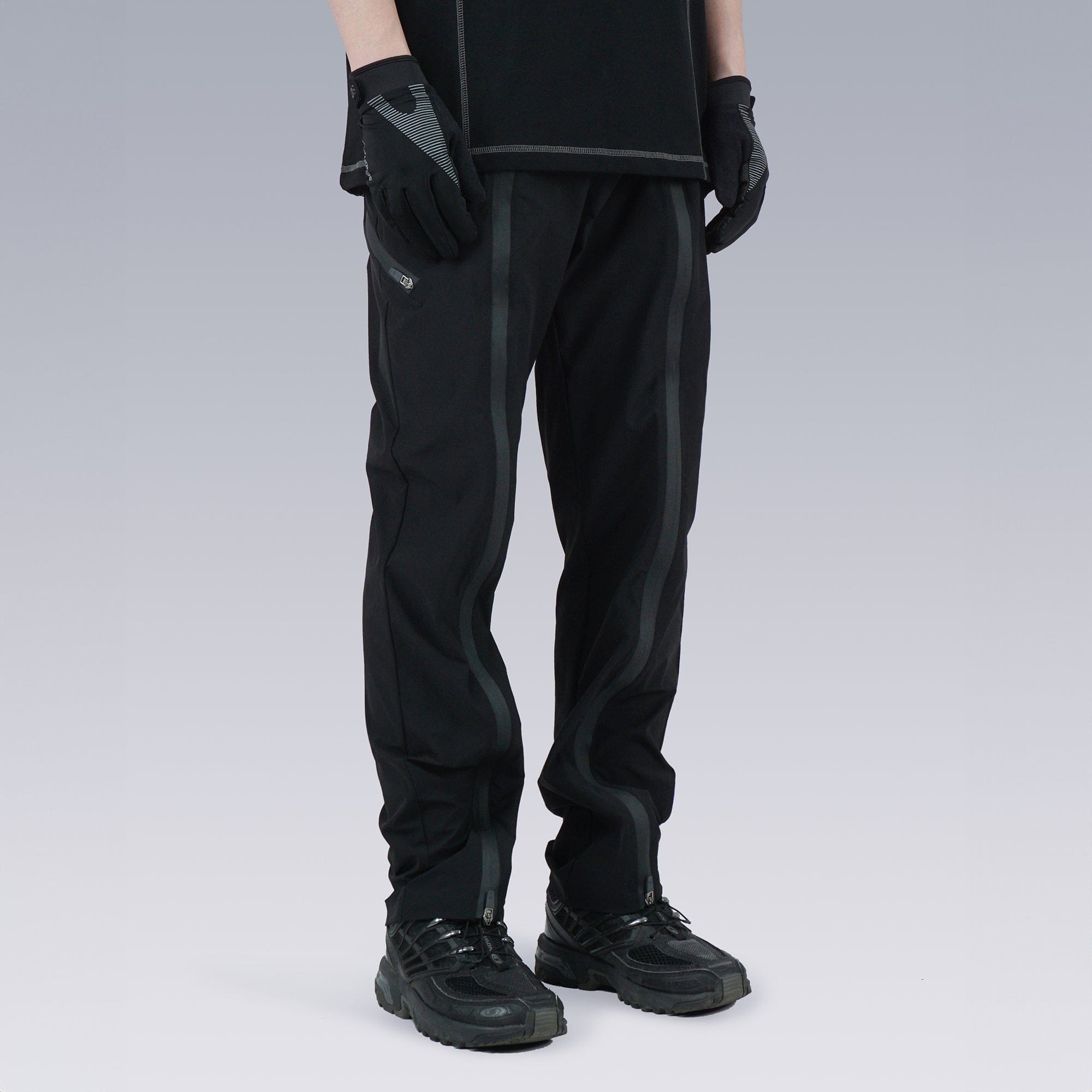 SILENSTORM Center-Zip Split Quick-Dry Pants-Pants-S-Black-Free Shipping Leatheretro