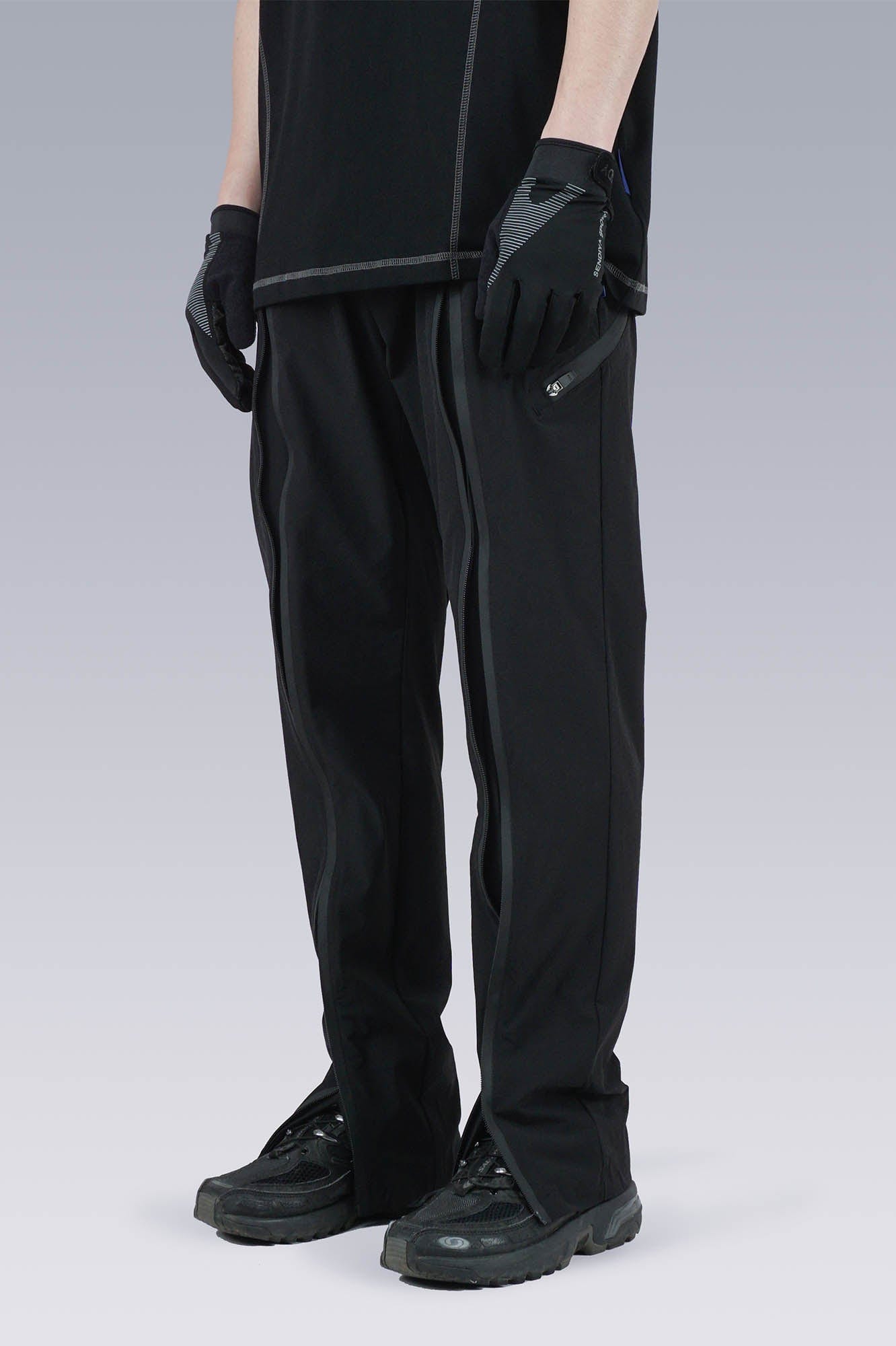 SILENSTORM Center-Zip Split Quick-Dry Pants-Pants-S-Black-Free Shipping Leatheretro