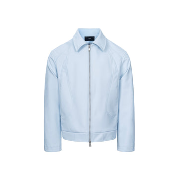CATSSTAC Knightcore Pebbled Jacket-Jacket-M-Blue-Free Shipping Leatheretro