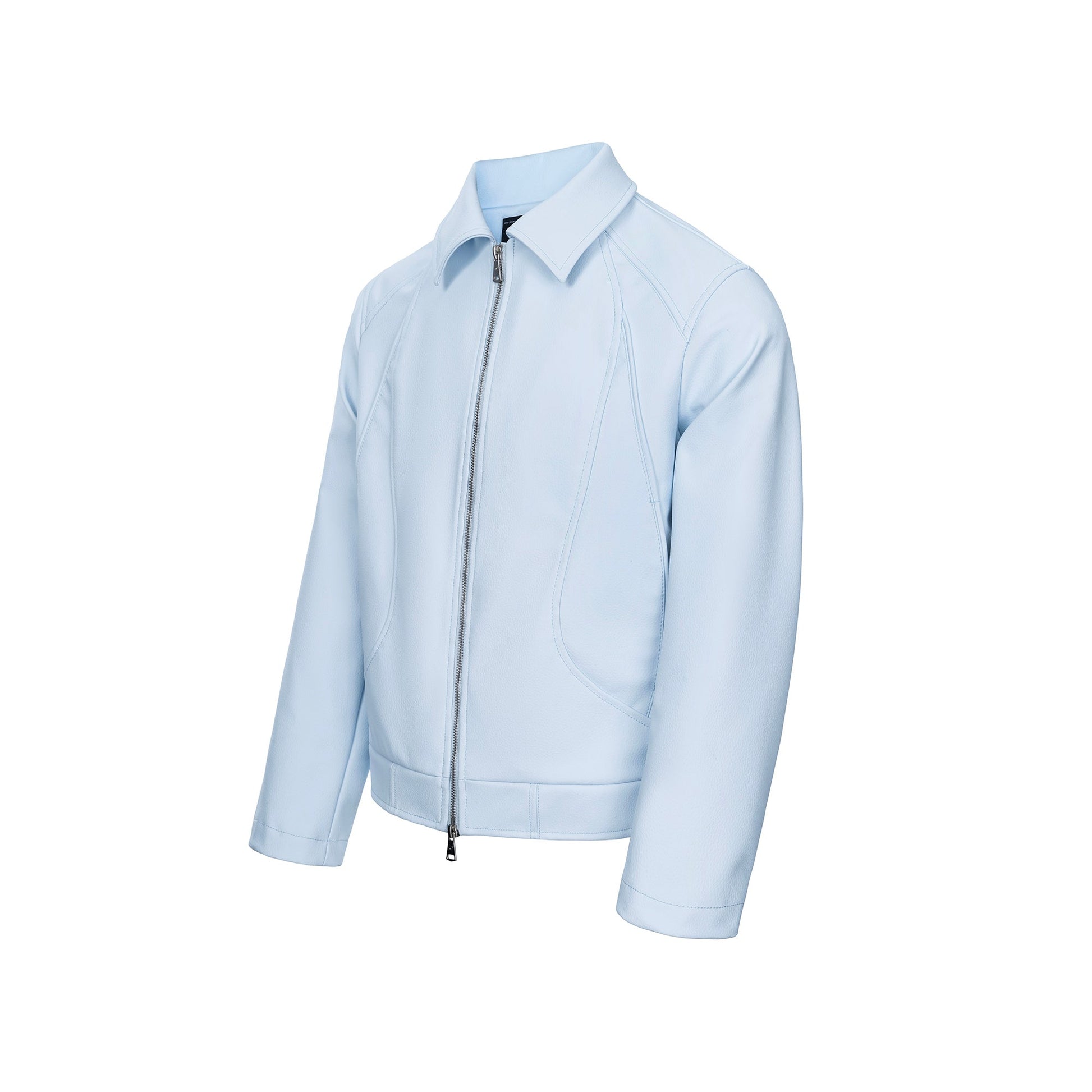 CATSSTAC Knightcore Pebbled Jacket-Jacket-M-Blue-Free Shipping Leatheretro