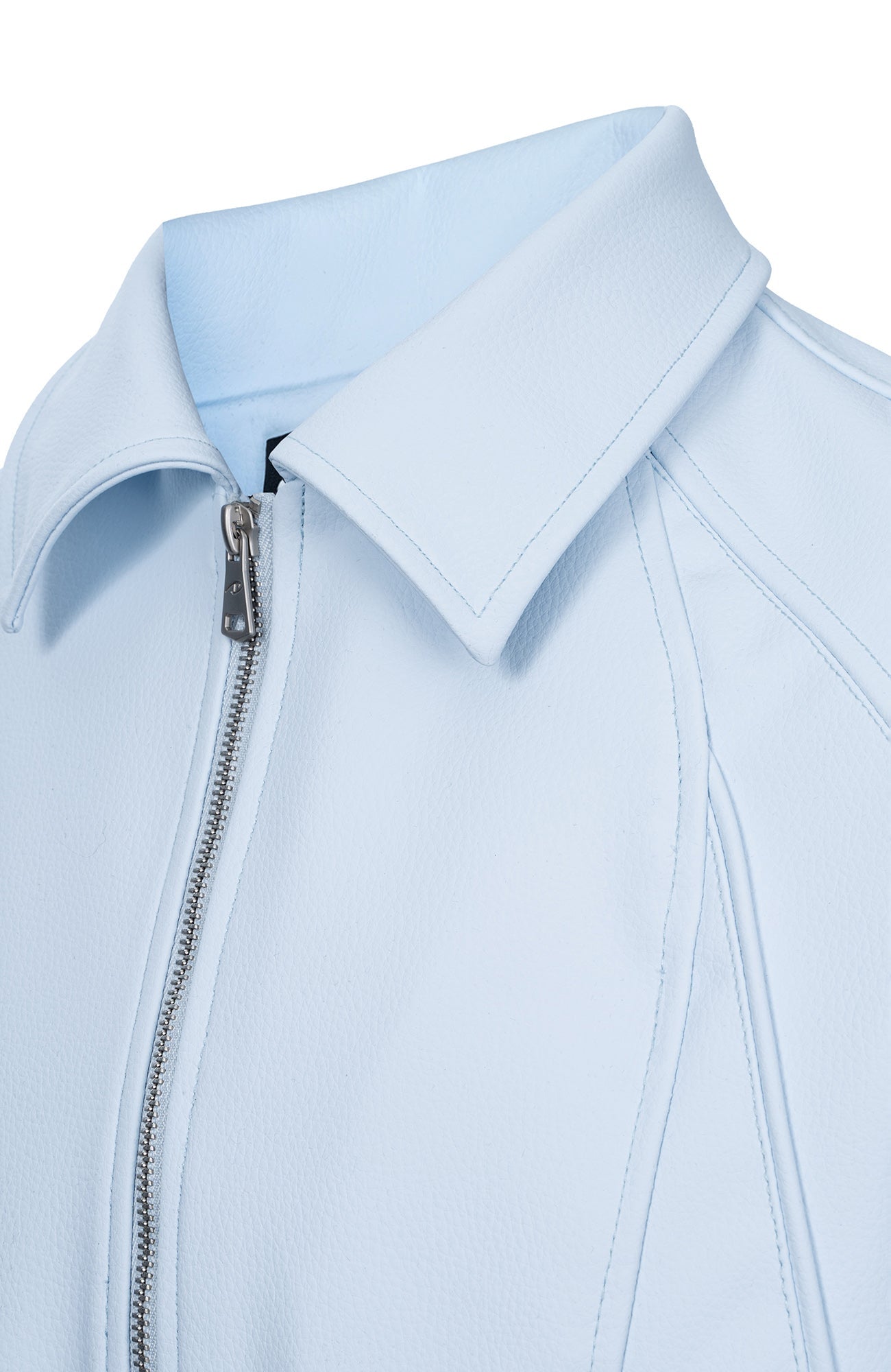CATSSTAC Knightcore Pebbled Jacket-Jacket-M-Blue-Free Shipping Leatheretro