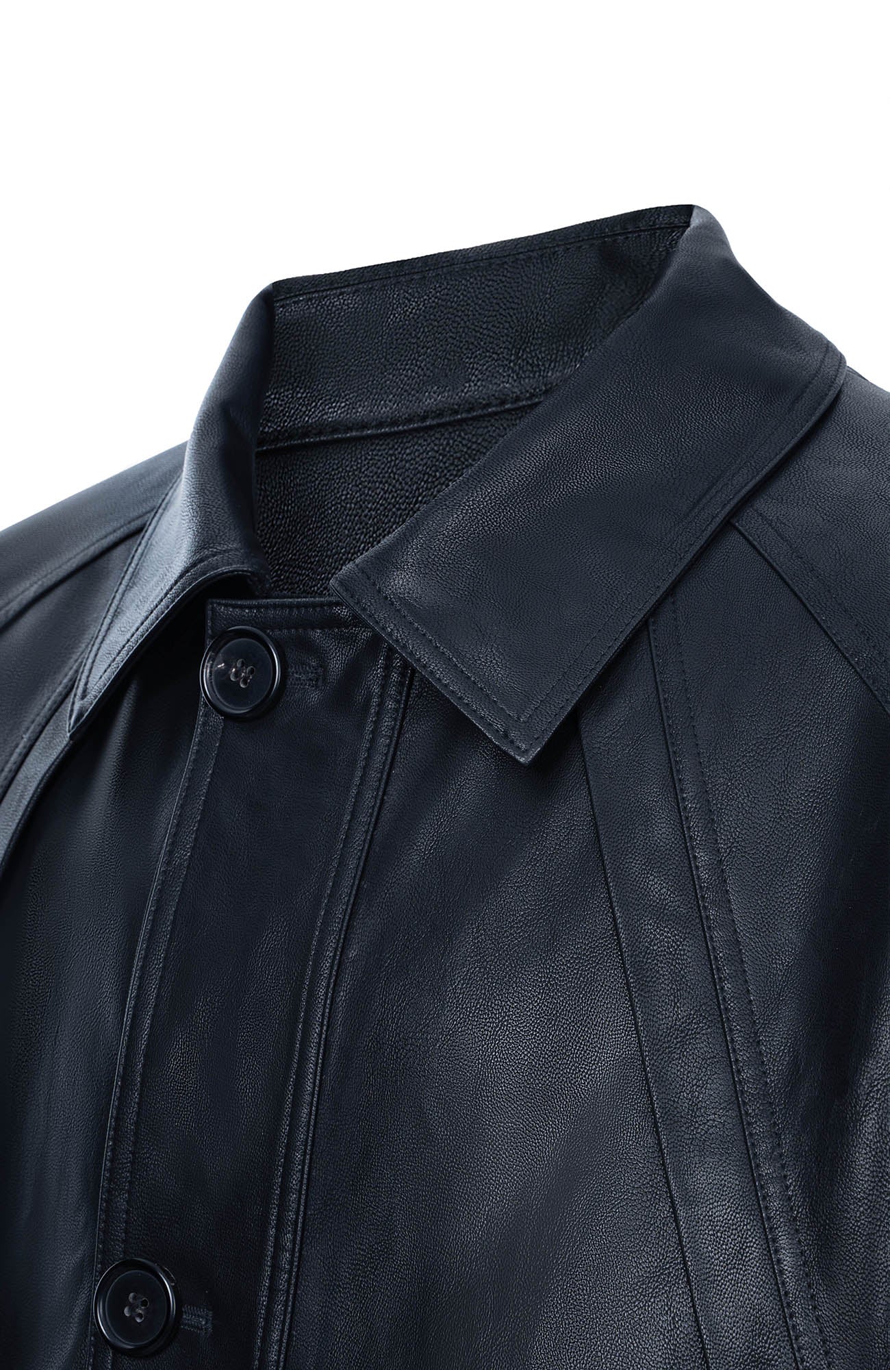 CATSSTAC Nightwalker PU Trench Coat-Jacket-M-Free Shipping Leatheretro