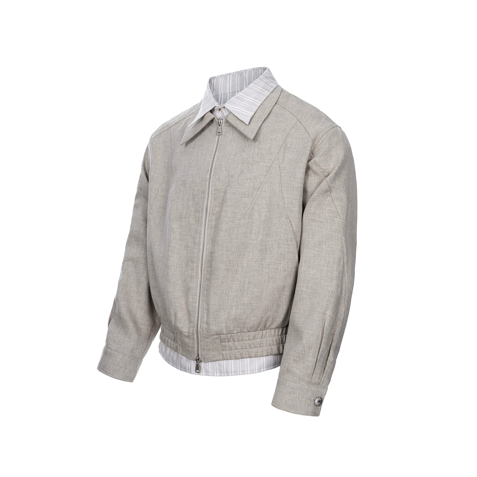 CATSSTAC Faux-Layer Zip Jacket-Jacket-M-Free Shipping Leatheretro