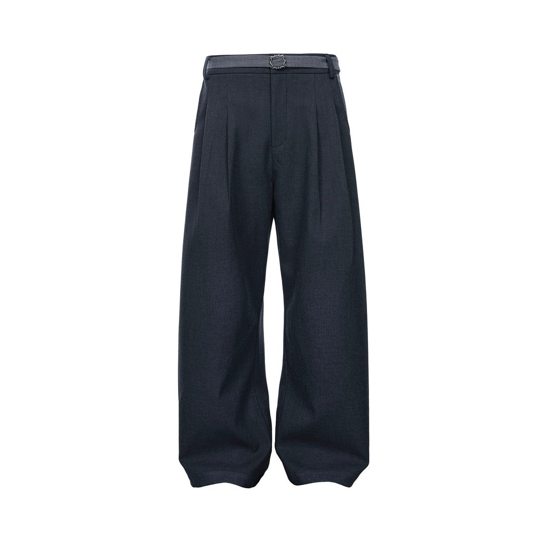 CATSSTAC Detachable-Belt Pleats Wide-Leg Trousers-Pants-M-Free Shipping Leatheretro