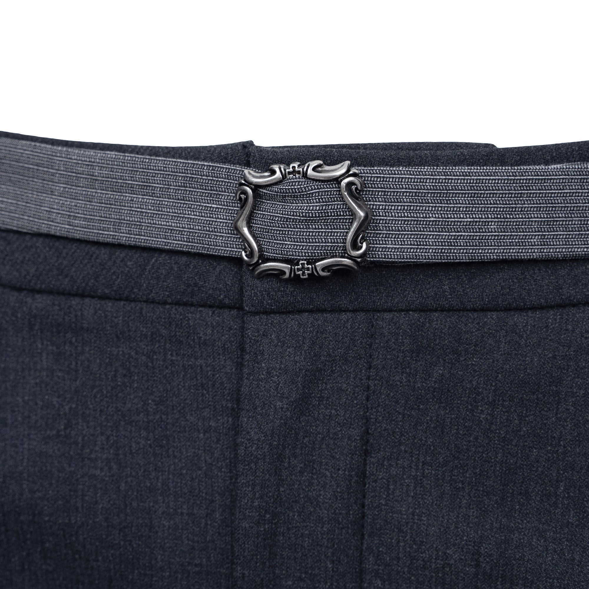 CATSSTAC Detachable-Belt Pleats Wide-Leg Trousers-Pants-M-Free Shipping Leatheretro