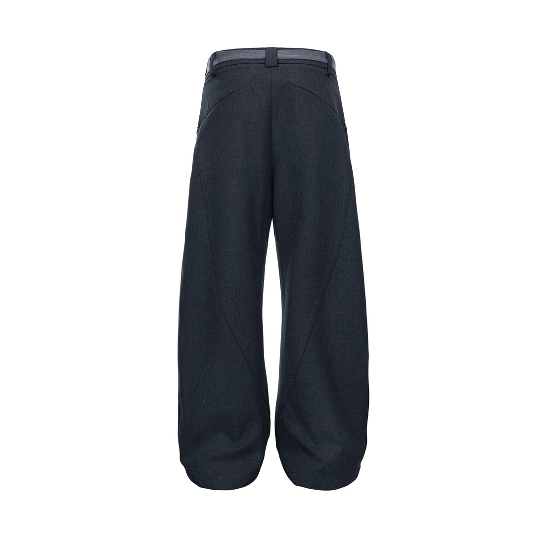 CATSSTAC Detachable-Belt Pleats Wide-Leg Trousers-Pants-M-Free Shipping Leatheretro