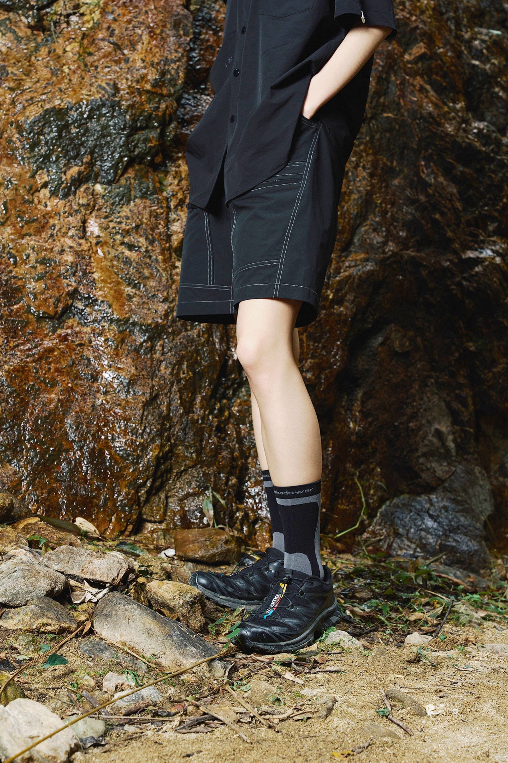 ENSHADOWER Deconstructed Multi Pockets Utility Shorts-Shorts-S-Free Shipping Leatheretro