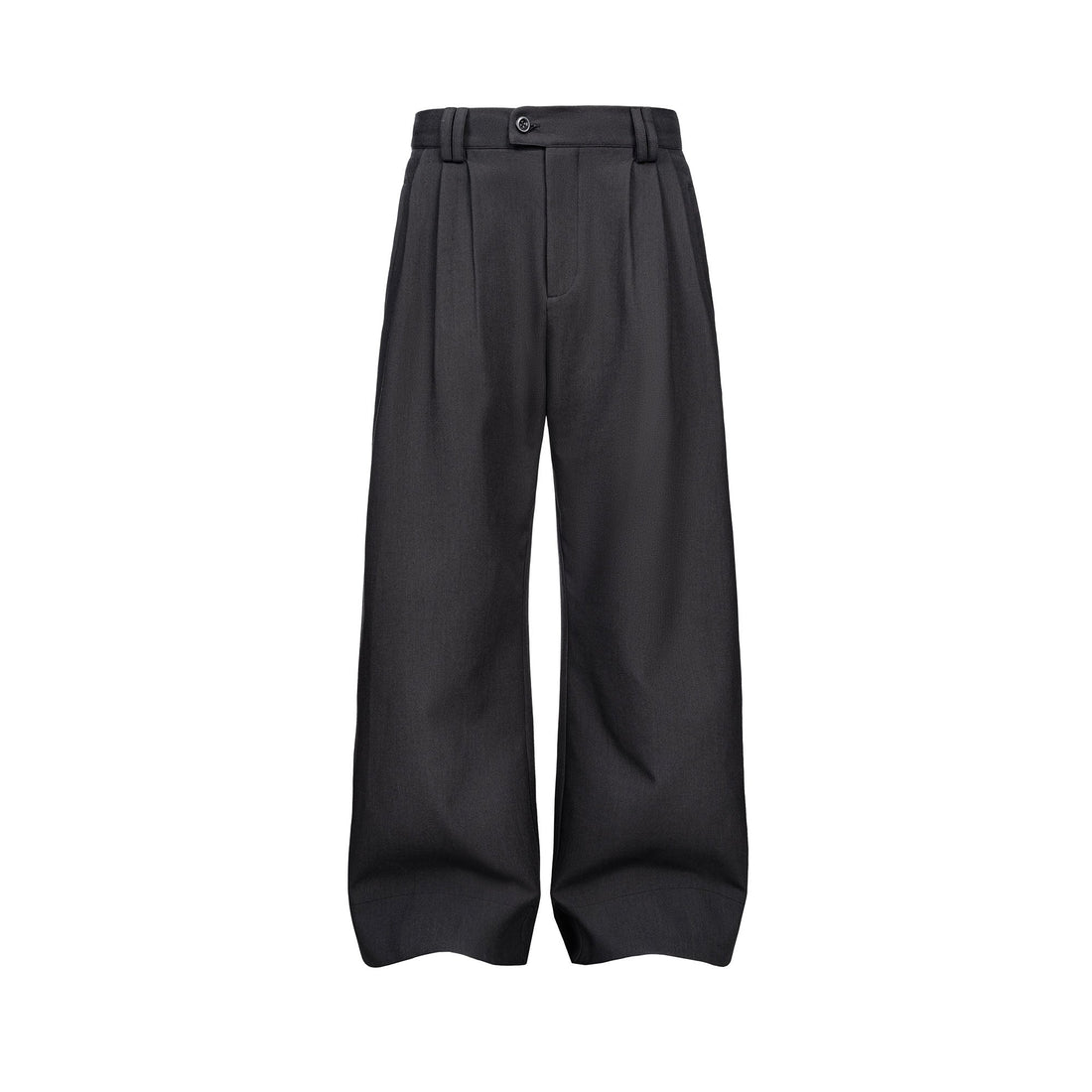 CATSSTAC Wool-Blend Multi-Pleats Oversized Trousers-Pants-M-Black-Free Shipping Leatheretro