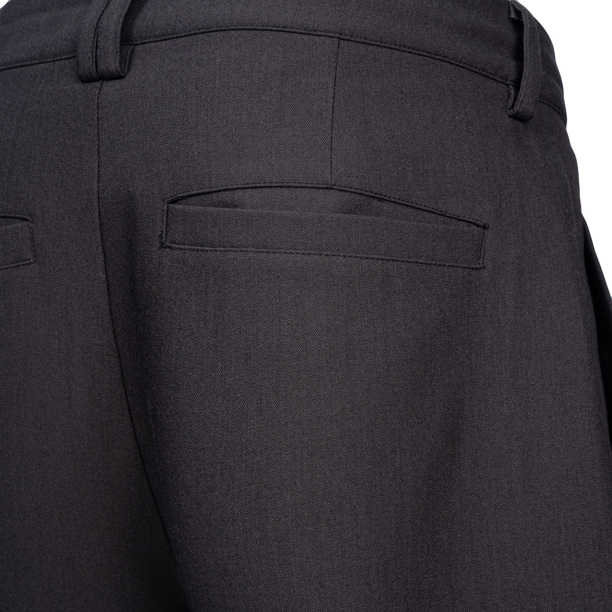 CATSSTAC Wool-Blend Multi-Pleats Oversized Trousers-Pants-M-Black-Free Shipping Leatheretro