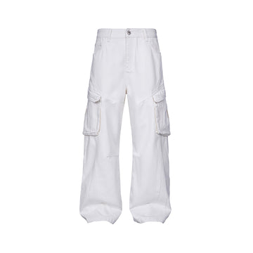 CATSSTAC Utility Raw Denim Cargo Pants-Jeans-S-Free Shipping Leatheretro