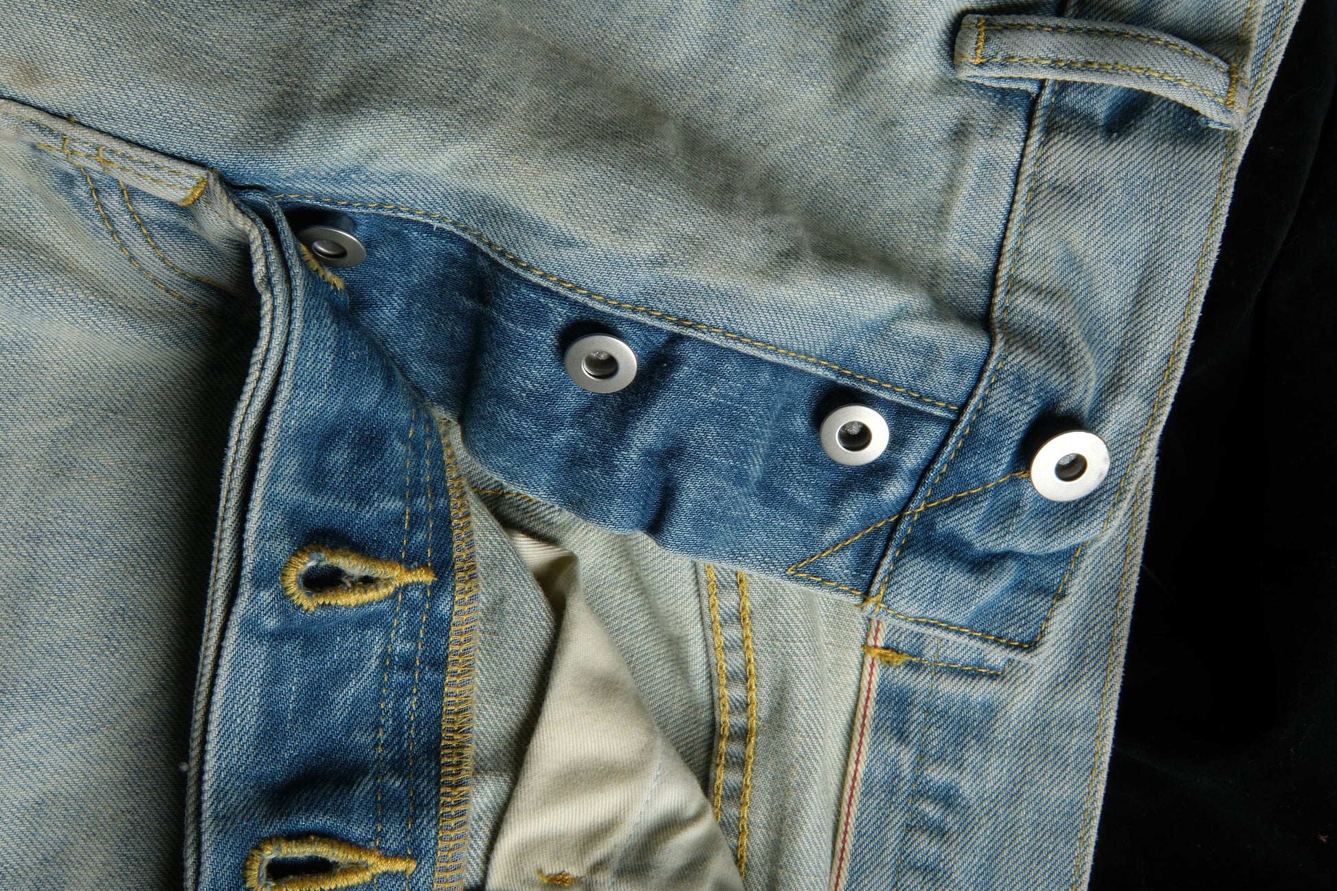NEIGBORL Washed Paint-Splatter Straight-Leg Jeans-Jeans-S-Free Shipping Leatheretro