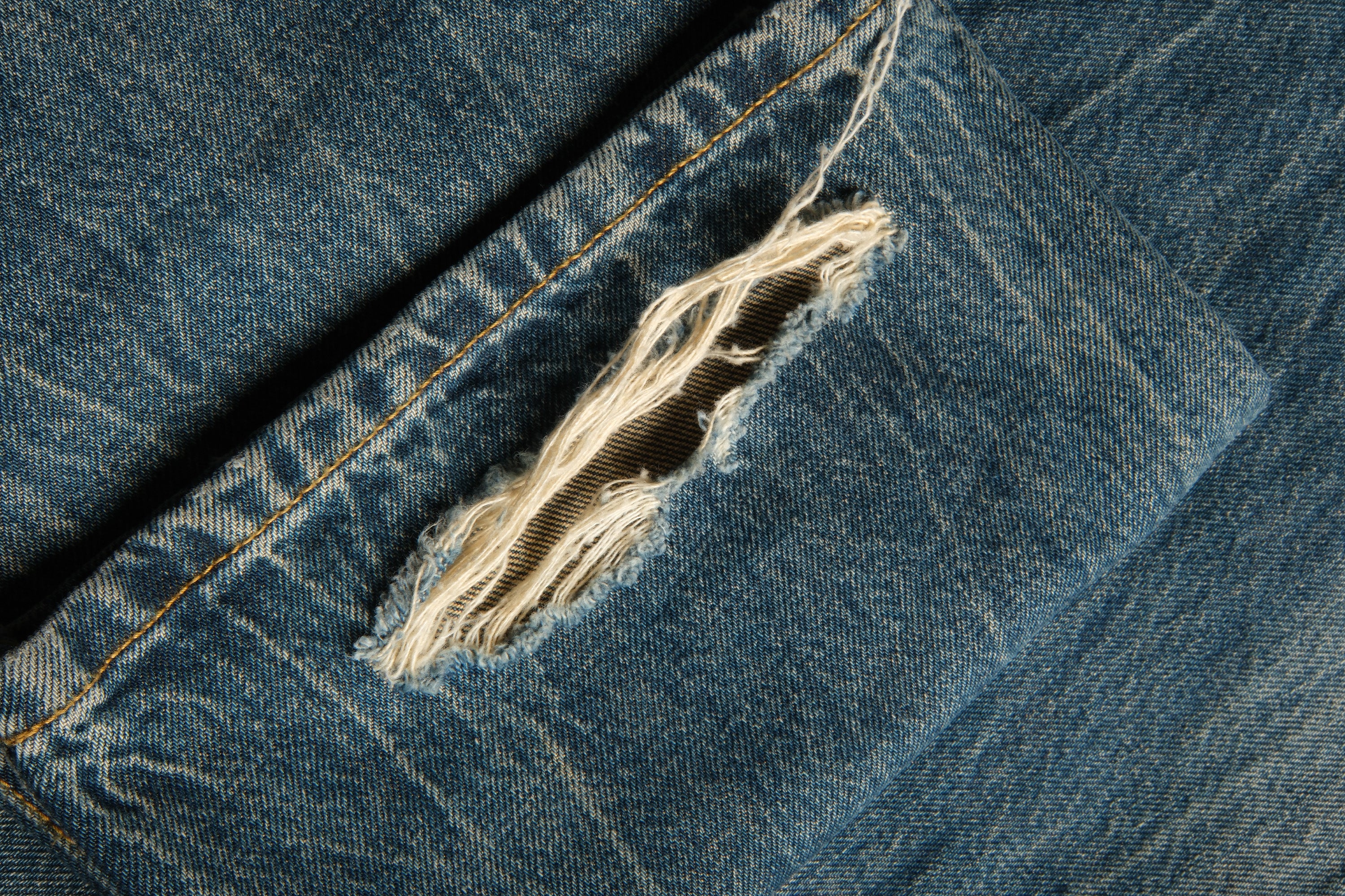 NEIGBORL Retro Washed Patch Distressed Jeans-Jeans-XS-Free Shipping Leatheretro