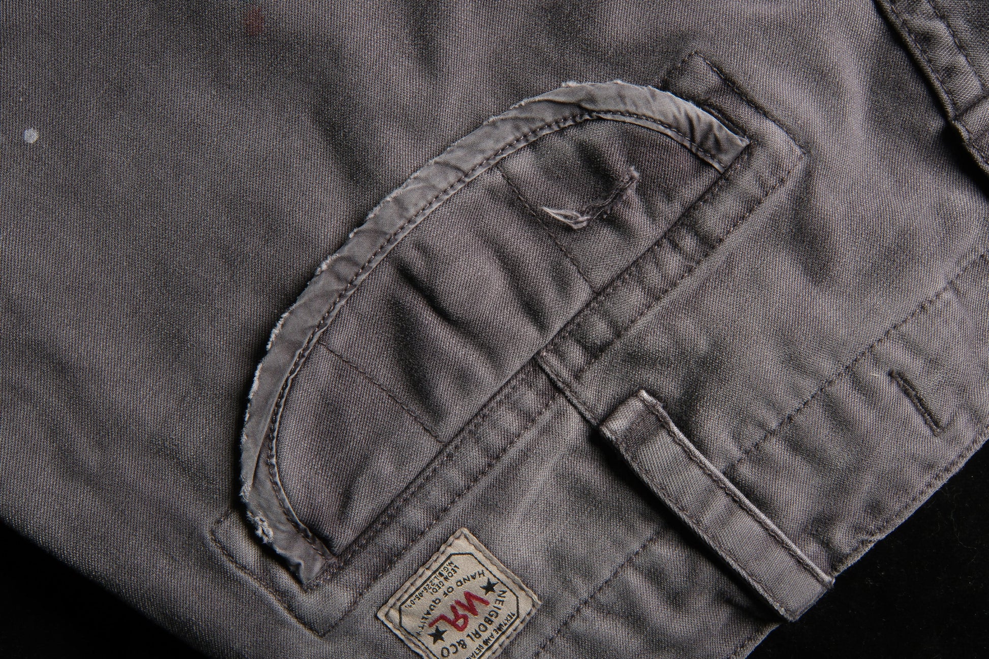 NEIGBORL Distressed Multi-Pocket Washed Cargo Shorts-Shorts-S-Gray-Free Shipping Leatheretro