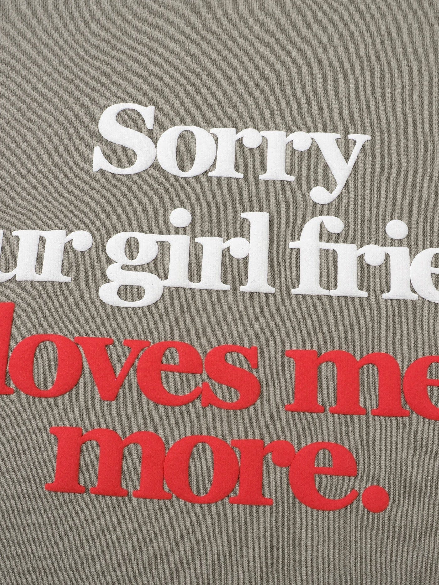 WCC Sorry Your Girlfriend Loves Me More Hoodie-Hoodie-M-Grey-Free Shipping Leatheretro