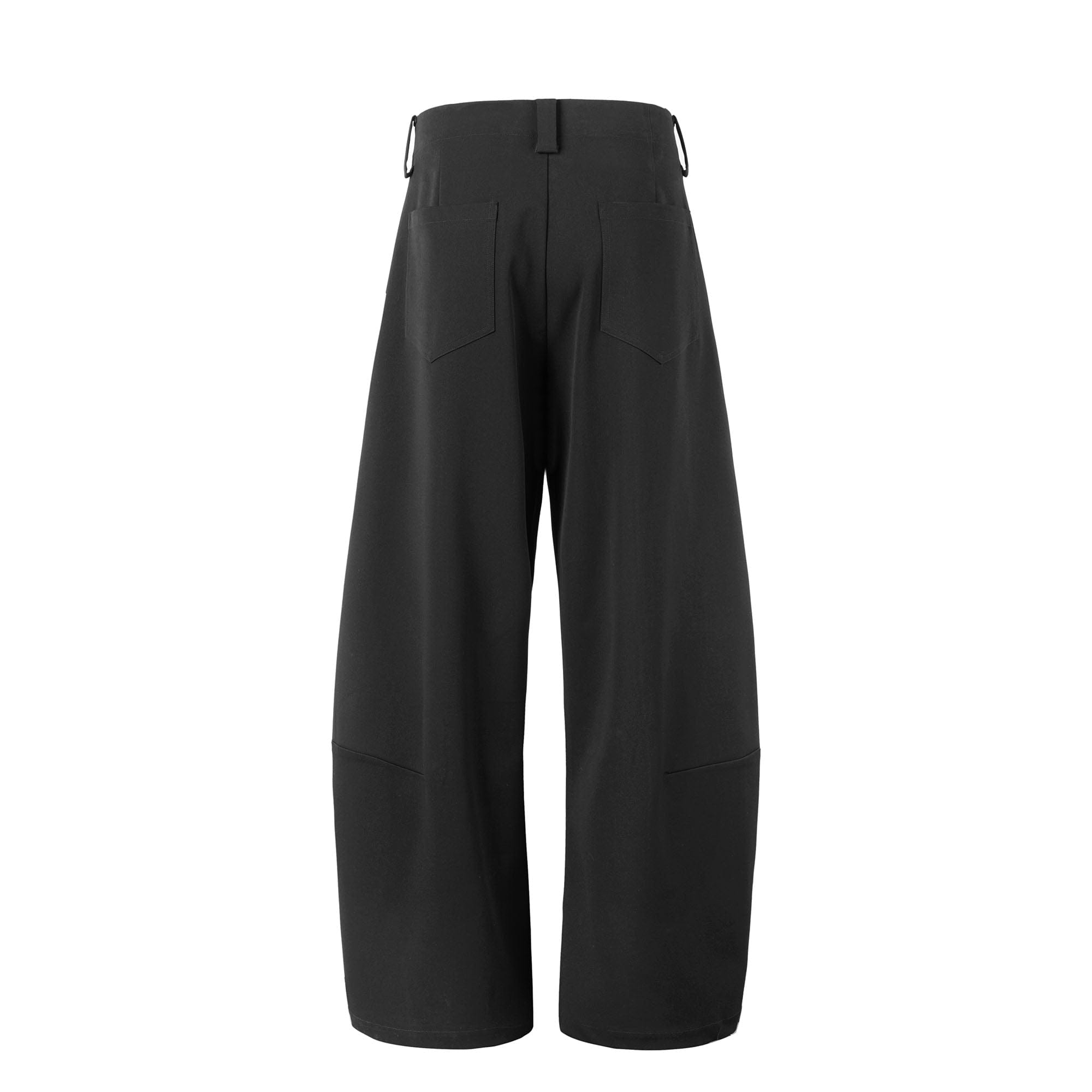 OKAYTHXBYE Pleated Curved Wide-Leg Trousers-Pants-S-Gray-Free Shipping Leatheretro