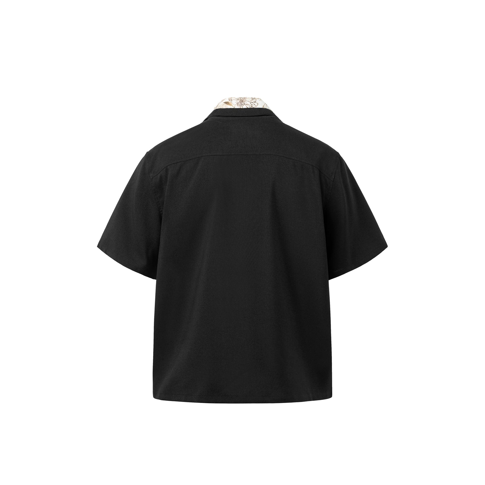 OKAYTHXBYE Double-Layer Floral Half Shirt-Half shirt-S-Free Shipping Leatheretro