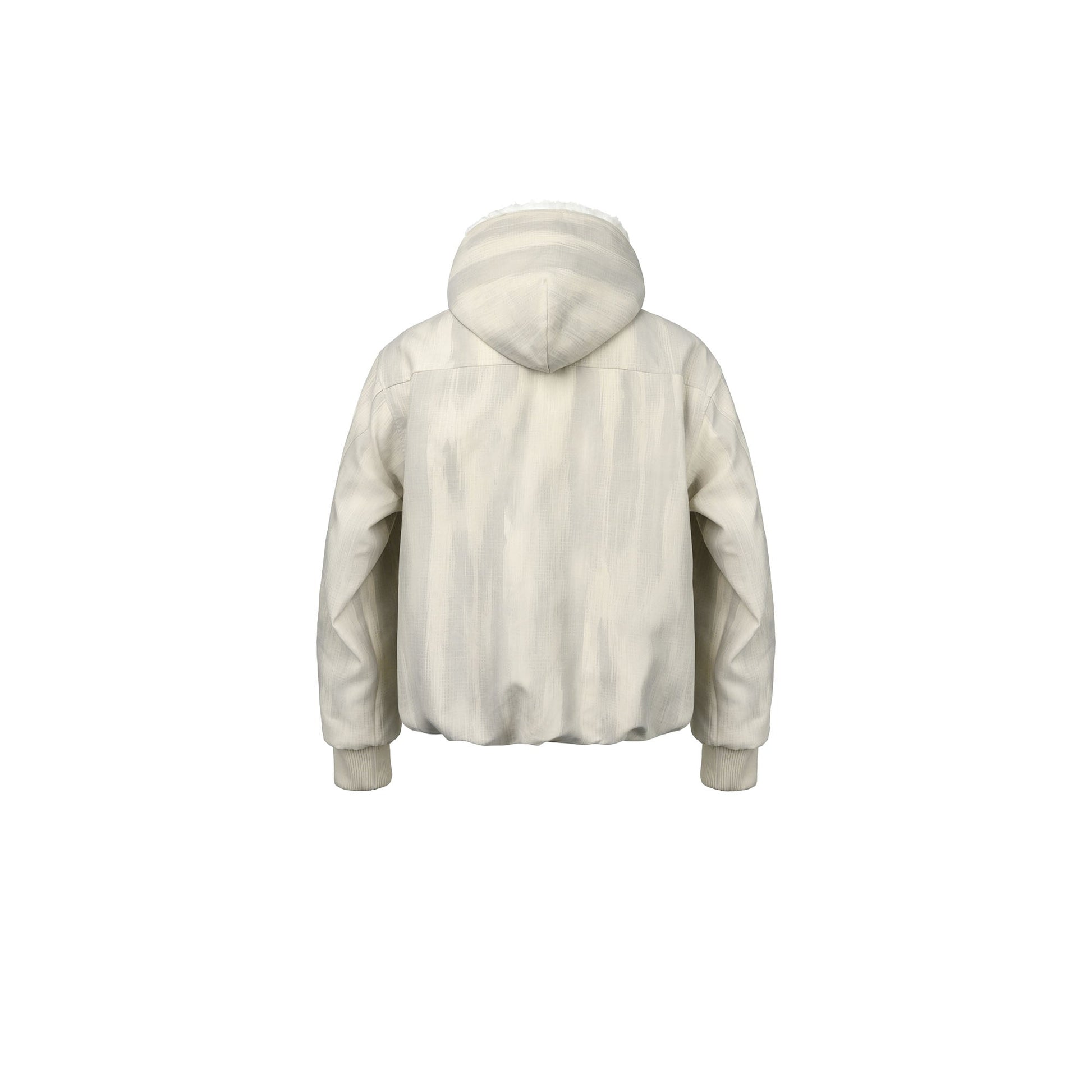 OKAYTHXBYE Faux Mink Lined Hooded Bomber Jacket-Jacket-S-Black-Free Shipping Leatheretro