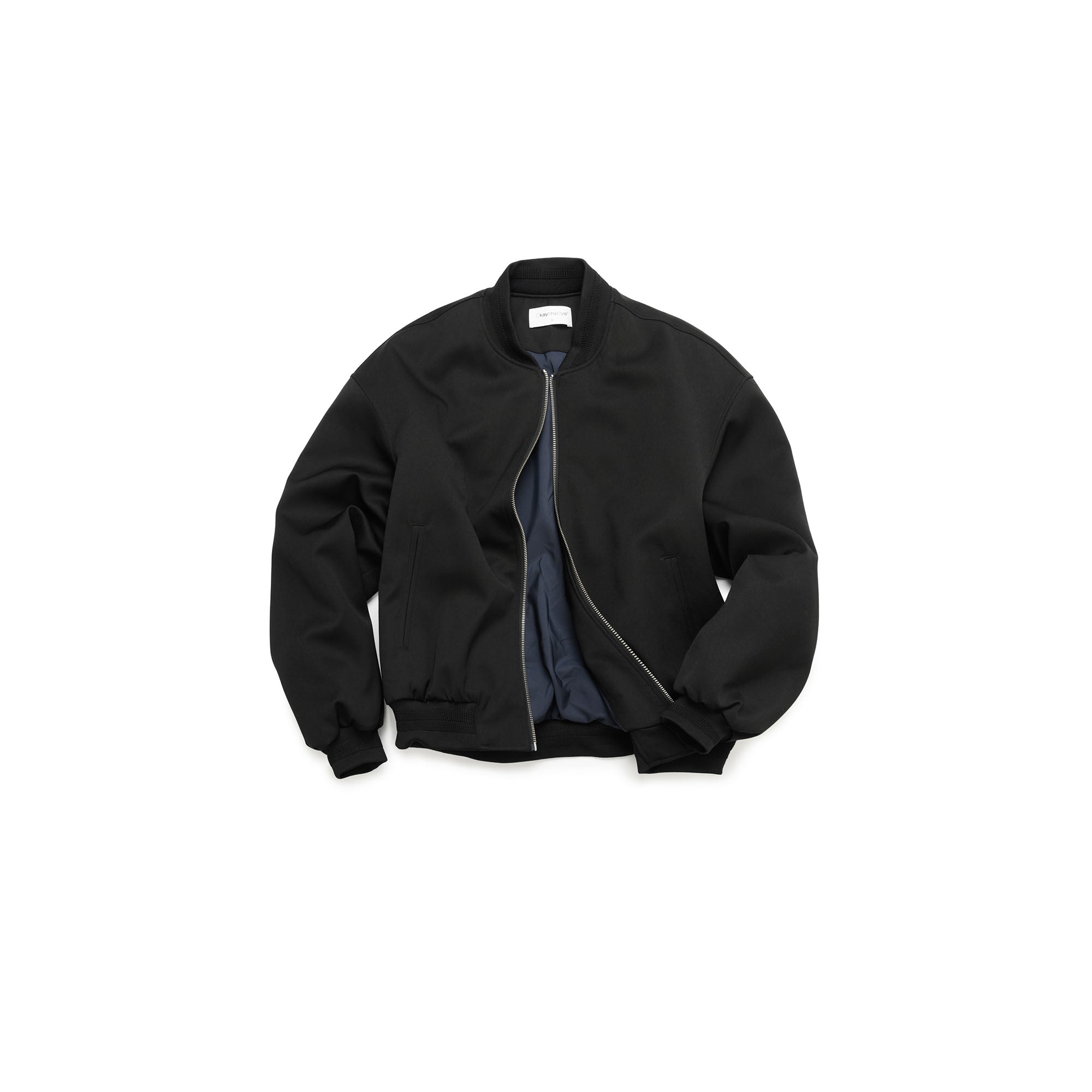 OKAYTHXBYE Wool-Filled Bomber Jacket-Jacket-S-Khaki-Free Shipping Leatheretro