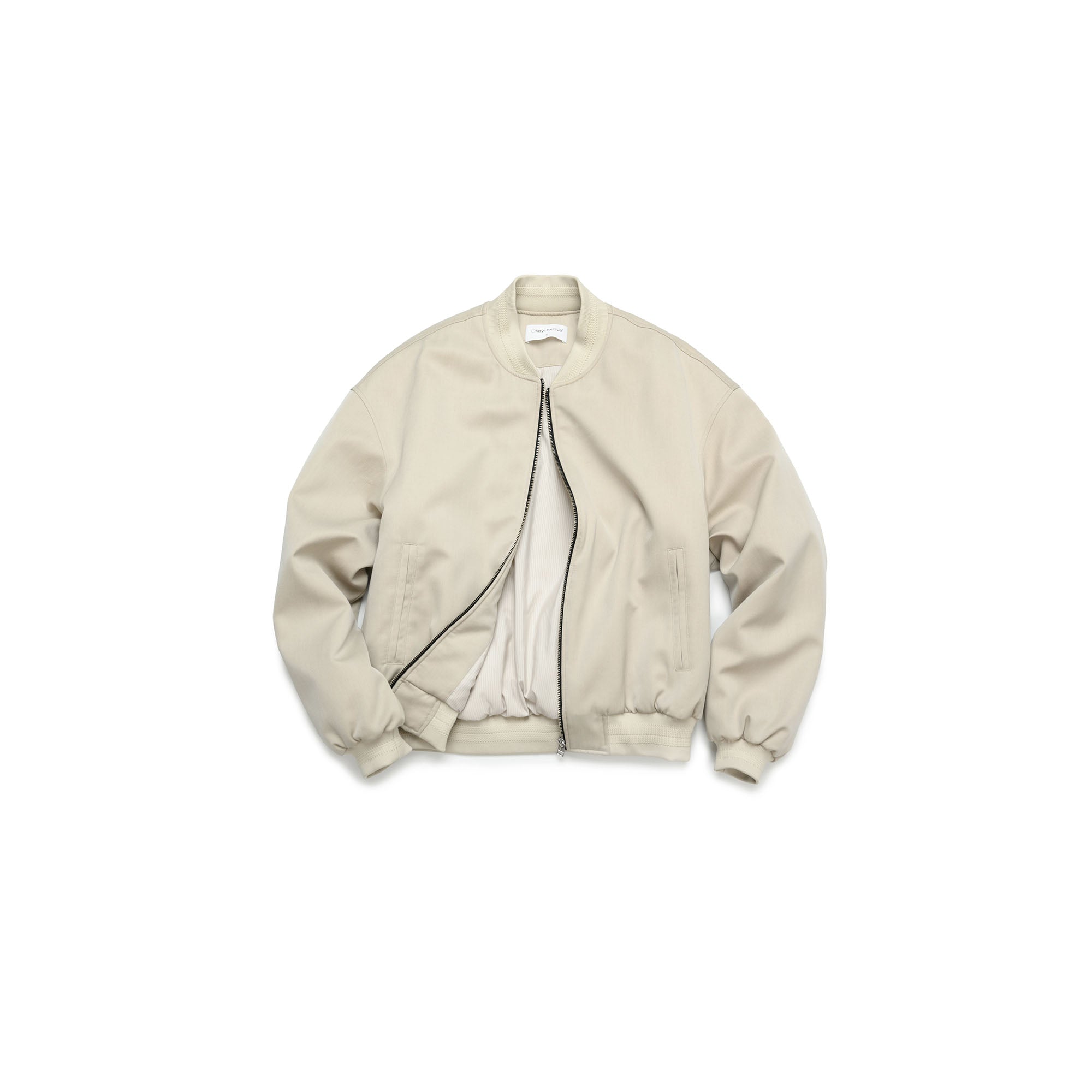 OKAYTHXBYE Wool-Filled Bomber Jacket-Jacket-S-Khaki-Free Shipping Leatheretro