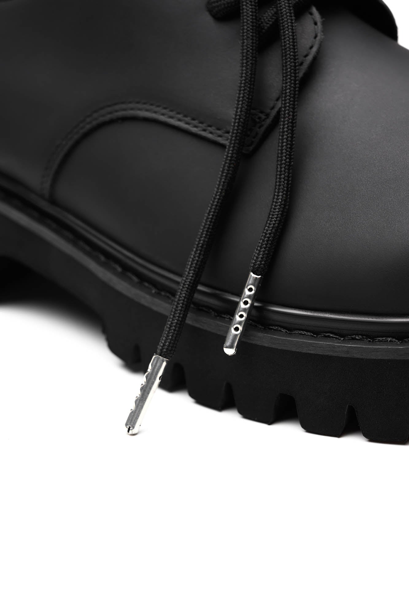 KREATE The Chunky Derby-Shoes-US 6 (EU 38)-Black-Free Shipping Leatheretro