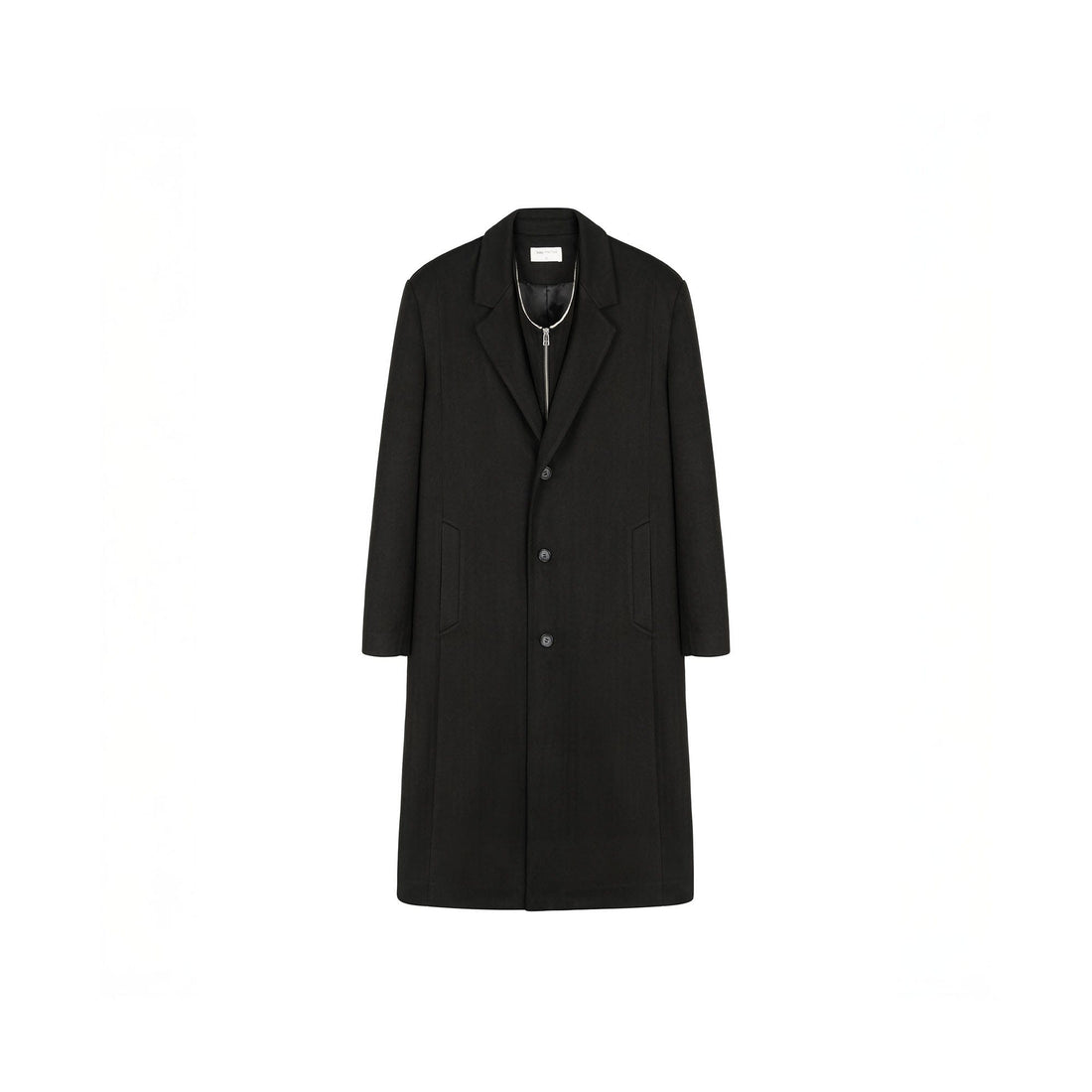 OKAYTHXBYE Convertible Jacquard Zip-Lapel Long Coat-Jacket-S-Free Shipping Leatheretro