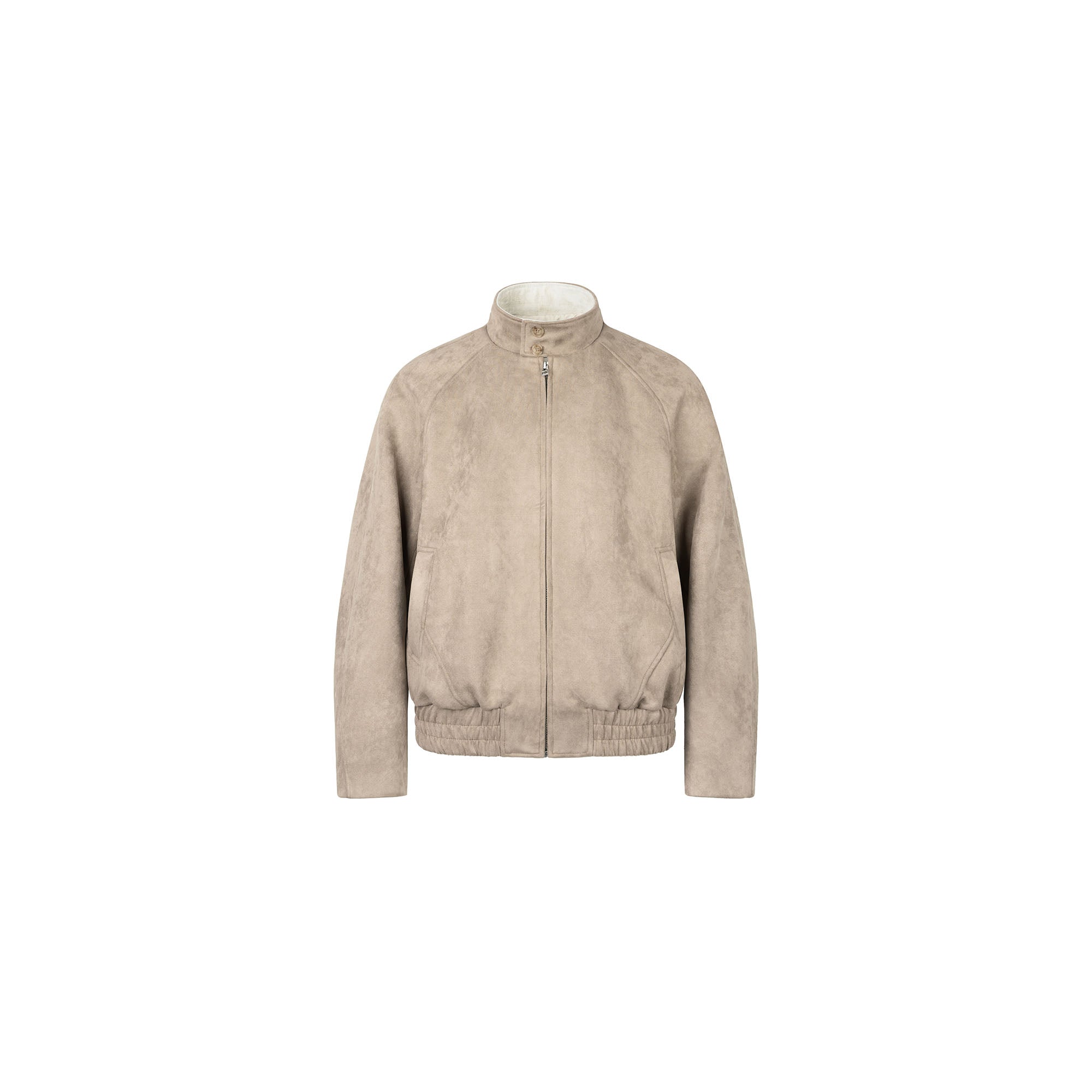 OKAYTHXBYE Contrast Collar Suede Jacket-Jacket-S-Black-Free Shipping Leatheretro