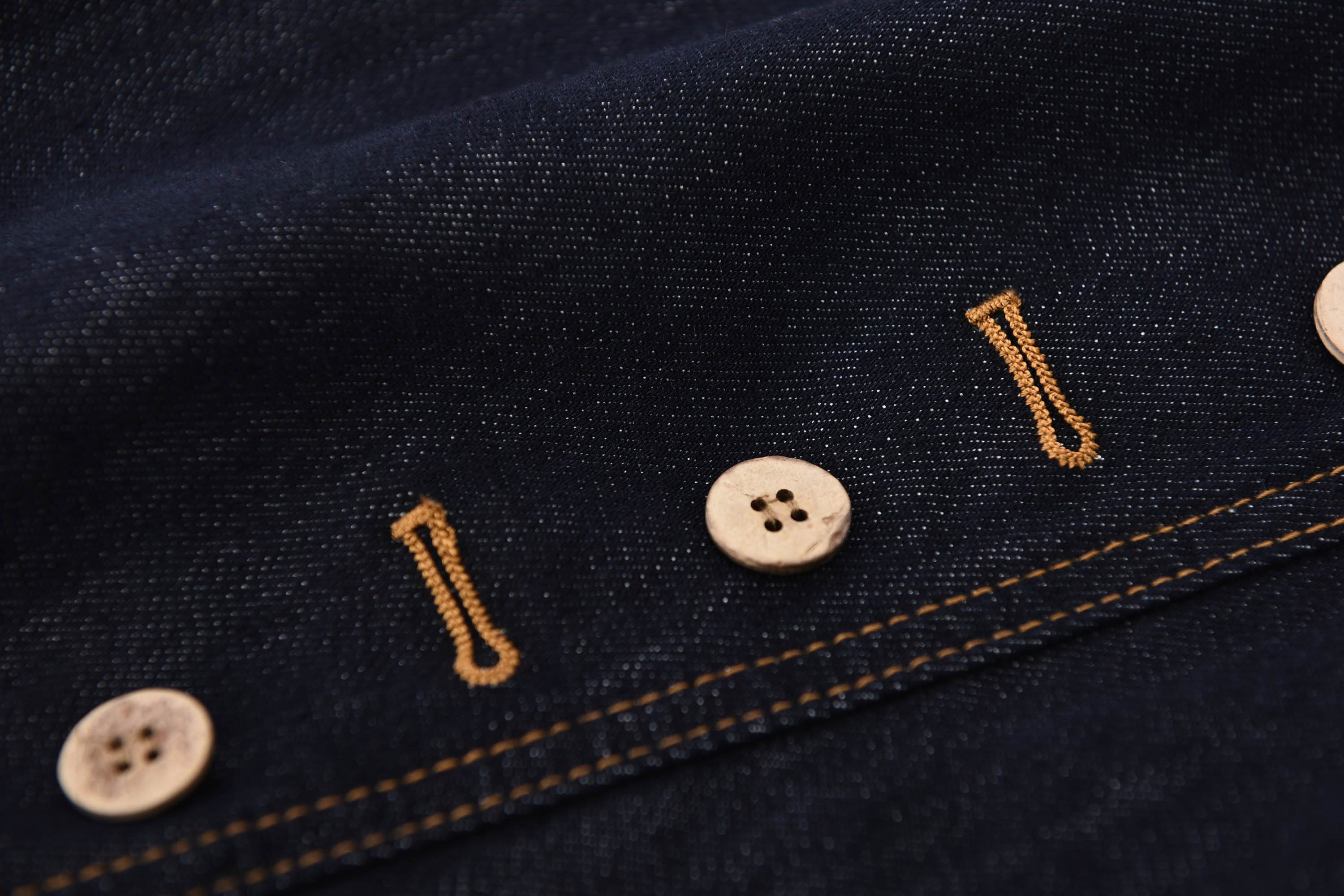 KREATE Button-Trim Flared Jeans-Jeans-S - 30"-Free Shipping Leatheretro