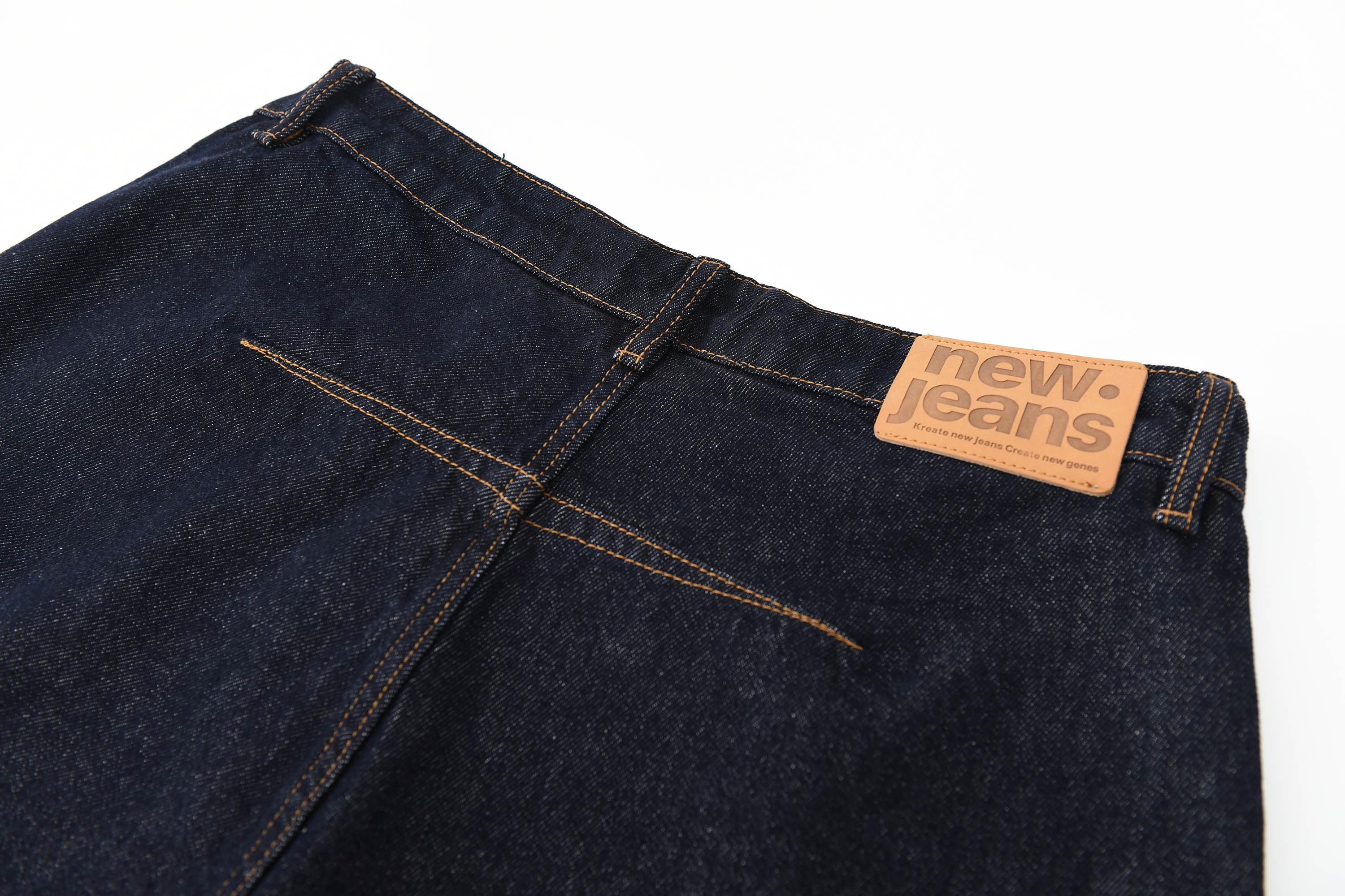 KREATE Reversed Fold-Over Wide-Leg Jeans-Jeans-S - 30"-Free Shipping Leatheretro