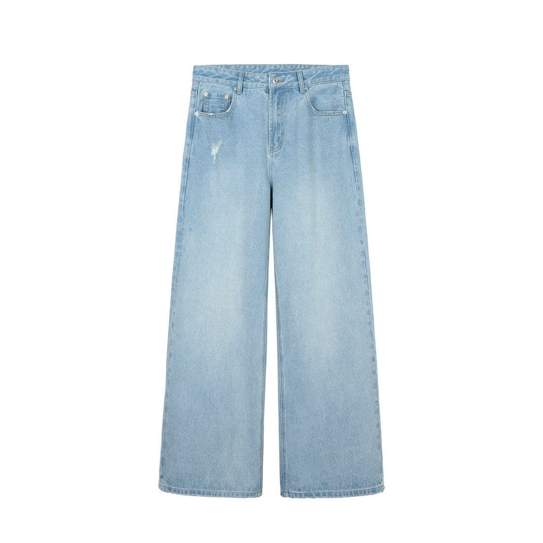 OKAYTHXBYE Minimalist Washed Wide-Leg Jeans-Jeans-S-Blue-Free Shipping Leatheretro