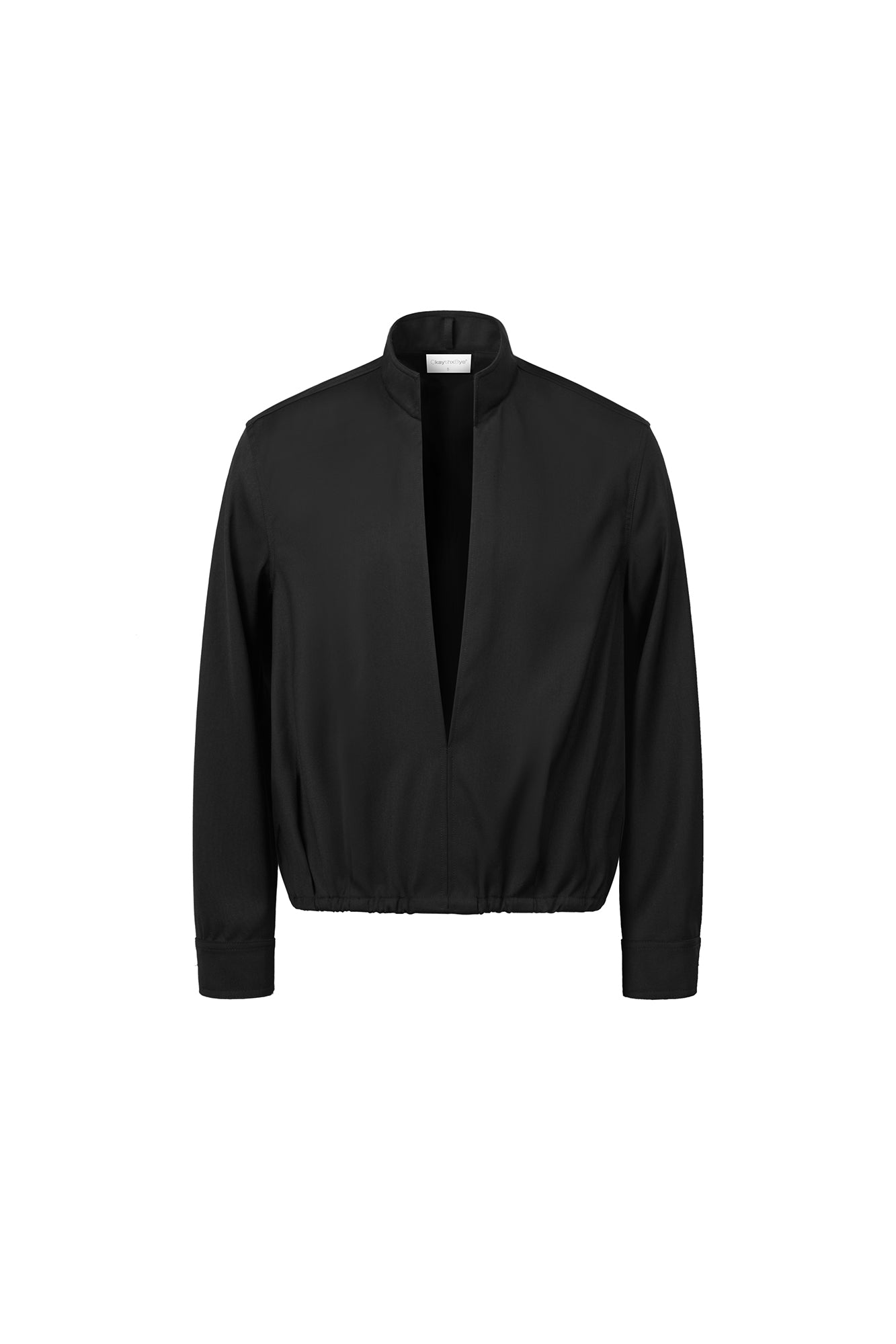 OKAYTHXBYE Multi-Wear Floral Scarf Mandarin Collar Shirt-Shirt-S-Free Shipping Leatheretro