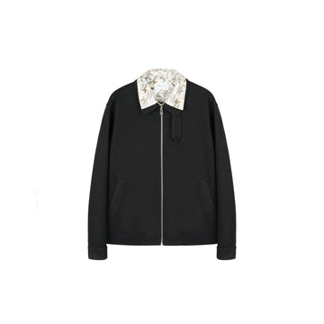 OKAYTHXBYE Double-Layer Floral Zip Jacket-Jacket-S-Free Shipping Leatheretro