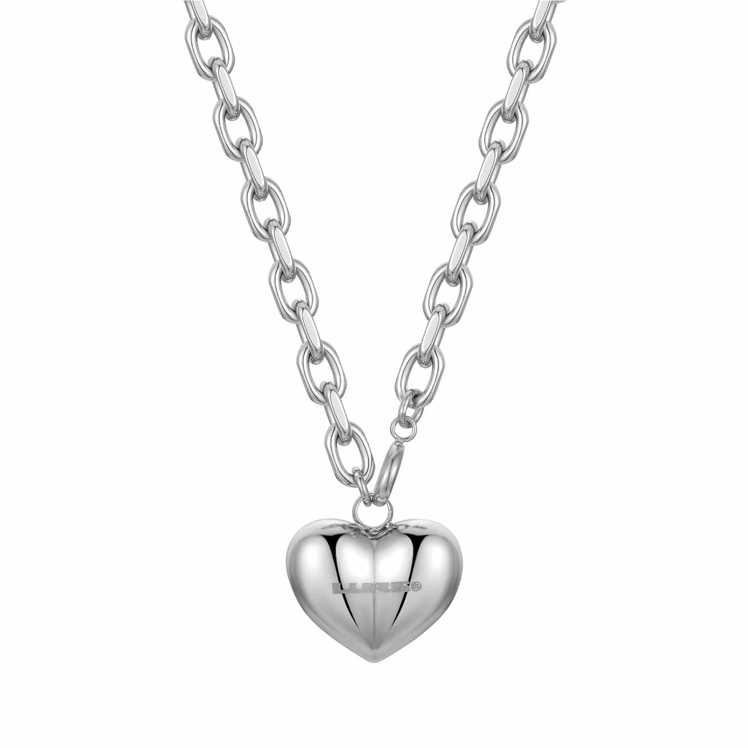 LURS Smiling Heart Necklace-Accessories-17.7 INCH | 45 CM-Free Shipping Leatheretro