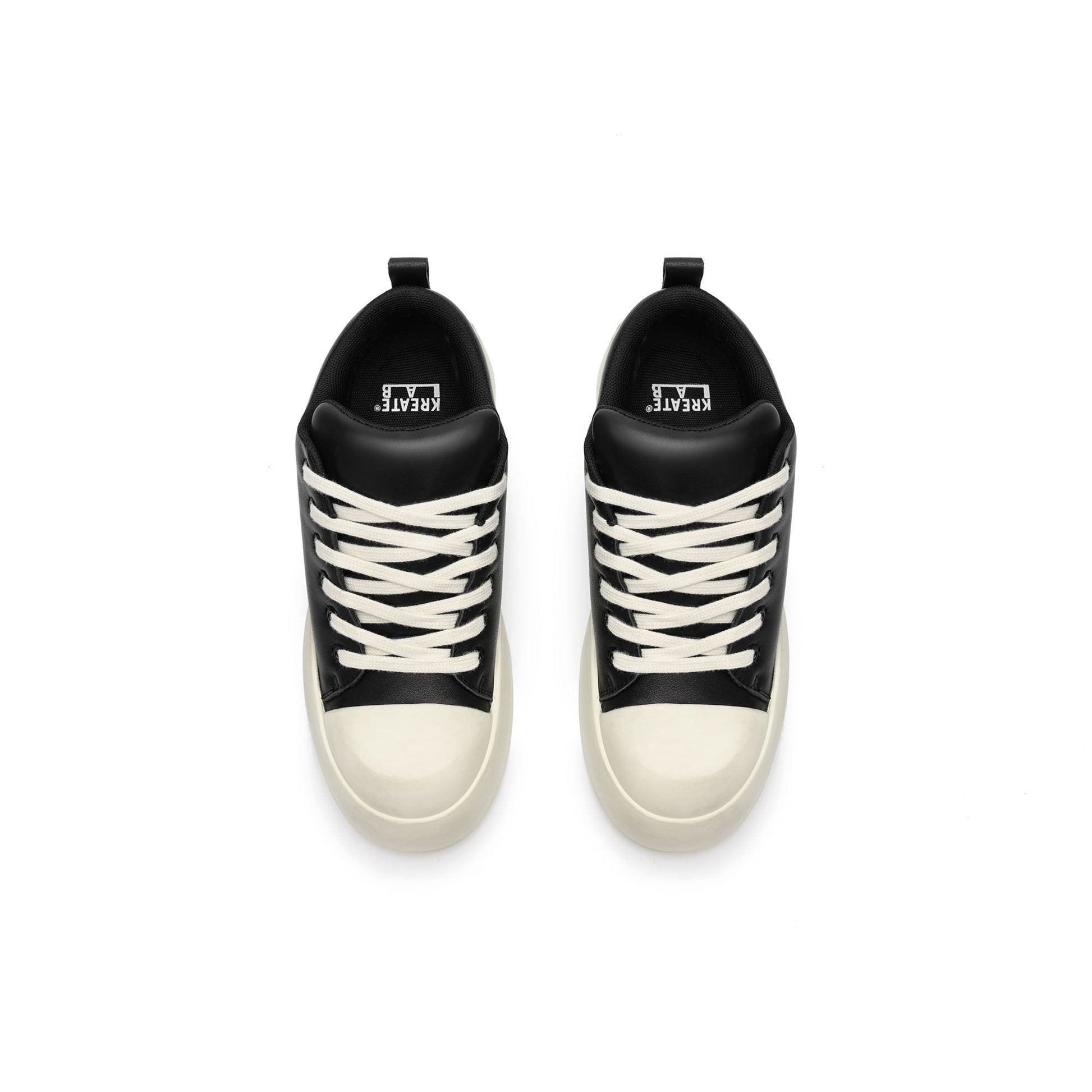 KREATE Rubber-Toe Jumbo Leather Sneaker-Shoes-US 4 (EU 36)-Free Shipping Leatheretro