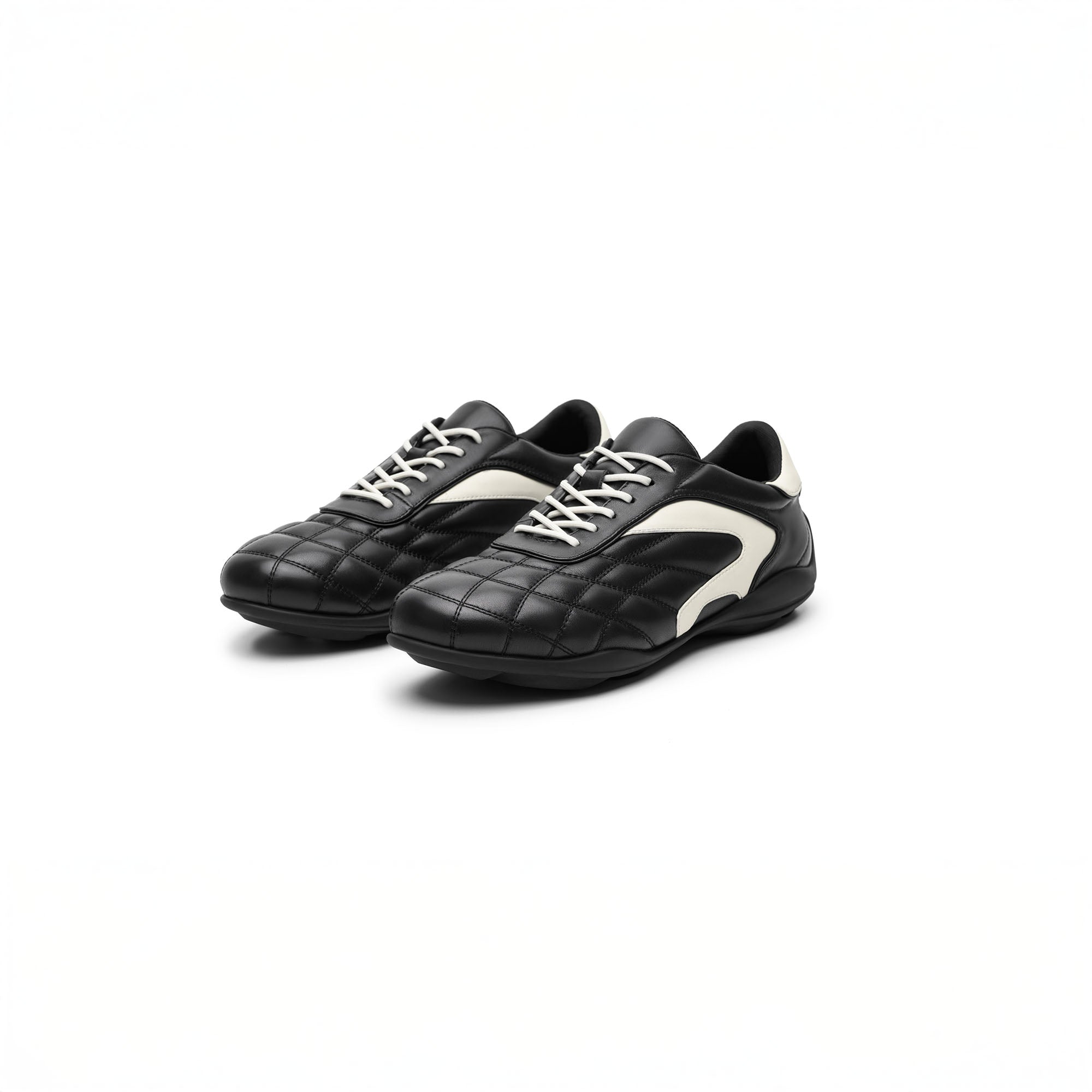 KREATE Quilted Retro Trainer-Shoes-US 7 (EU 39)-Free Shipping Leatheretro