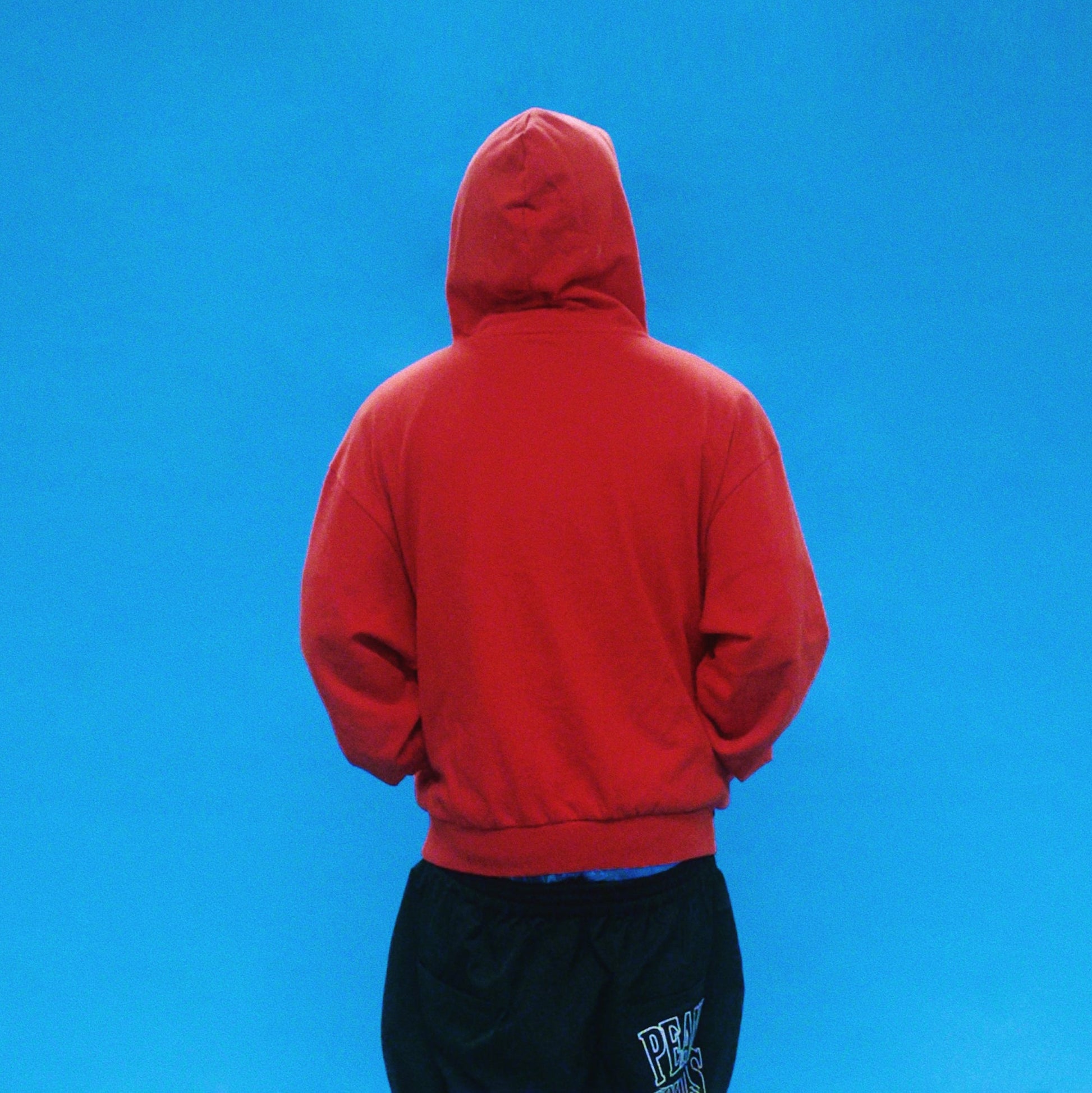 EVETS Foam Print Graphic Hoodie-Jacket-S-Red-Free Shipping Leatheretro
