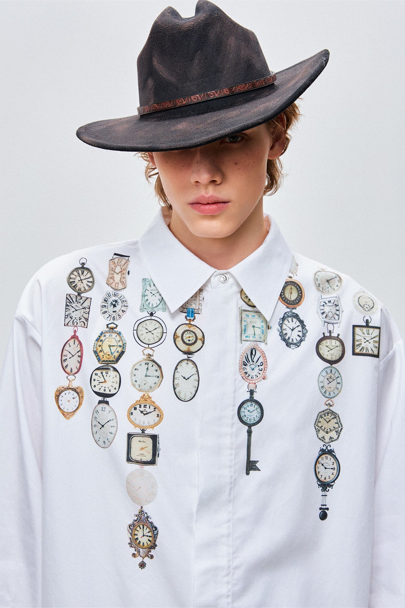 OIPWORD Watch Graphic Long-Sleeve Shirt-Shirt-S-Free Shipping Leatheretro