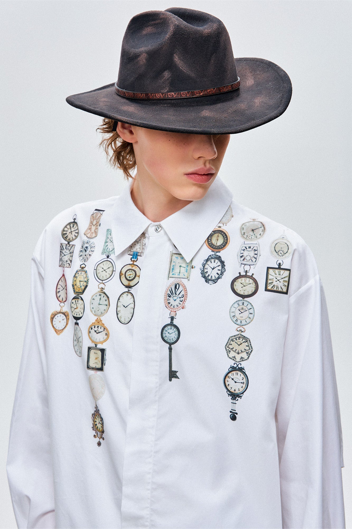 OIPWORD Watch Graphic Long-Sleeve Shirt-Shirt-S-Free Shipping Leatheretro