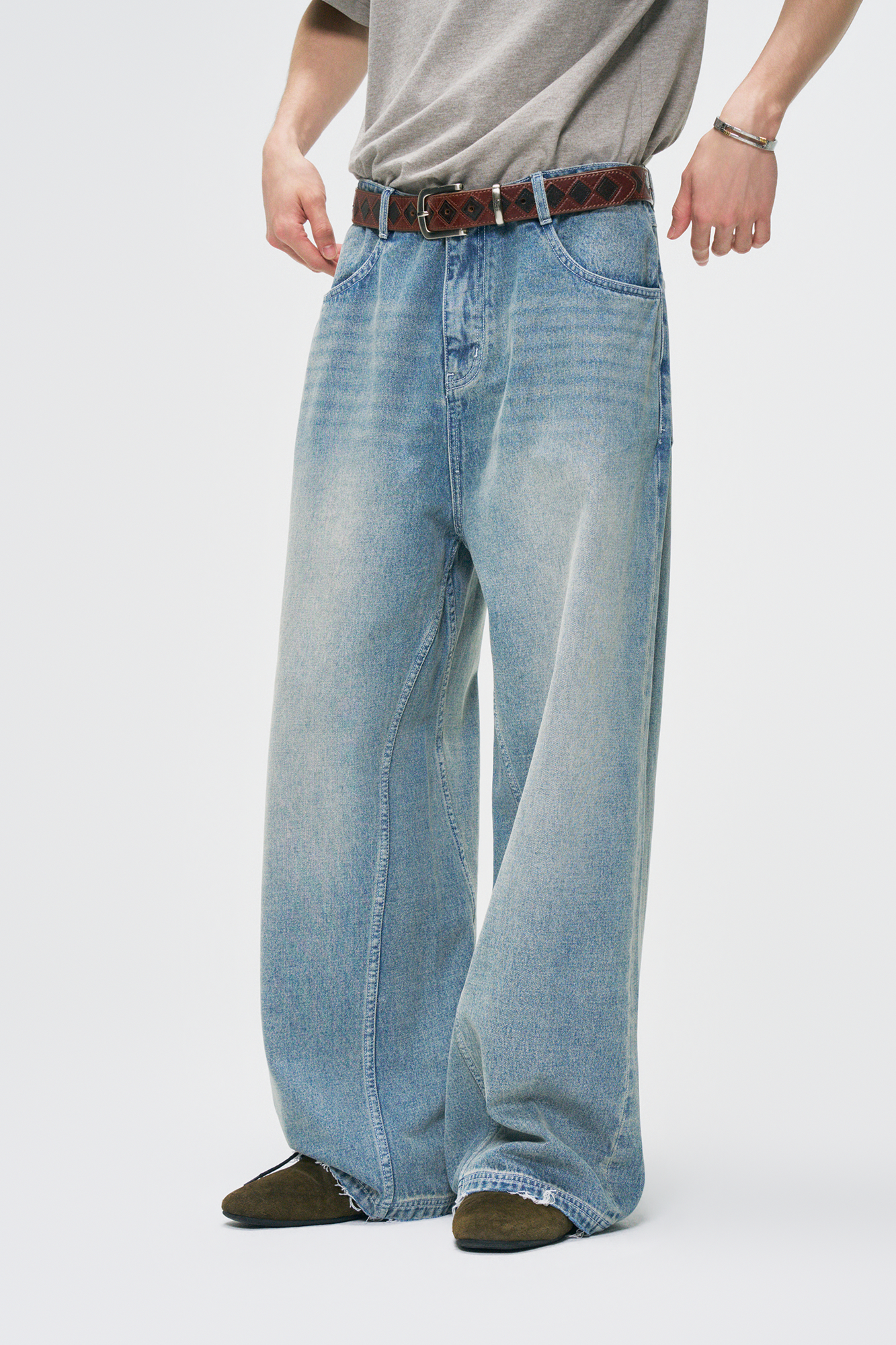 GONGHE REPUB Essential Washed Straight-Leg Jeans-Jeans-XS-Free Shipping Leatheretro