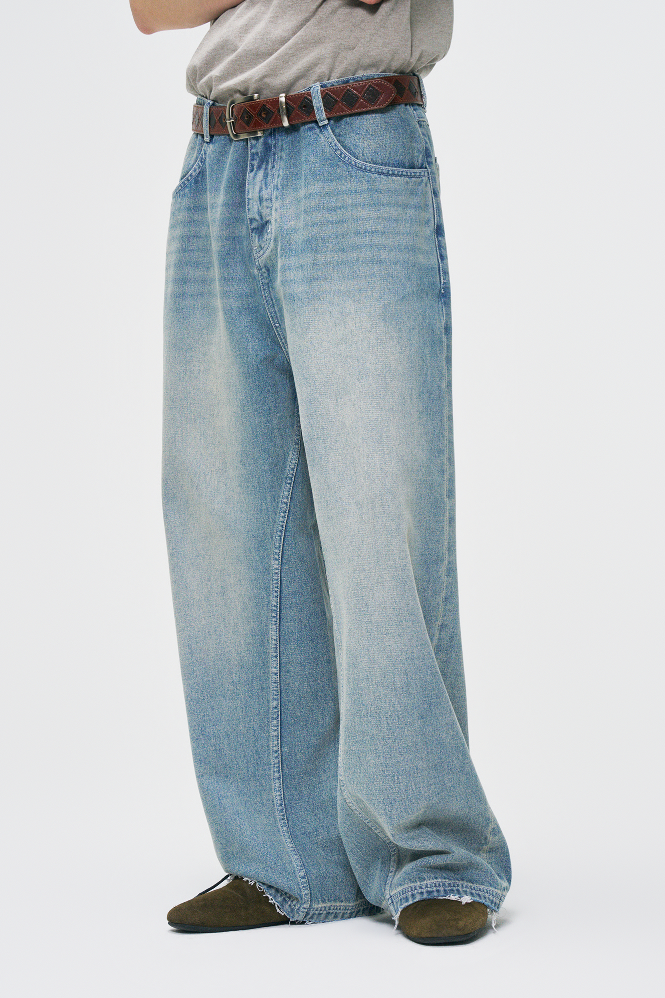 GONGHE REPUB Essential Washed Straight-Leg Jeans-Jeans-XS-Free Shipping Leatheretro