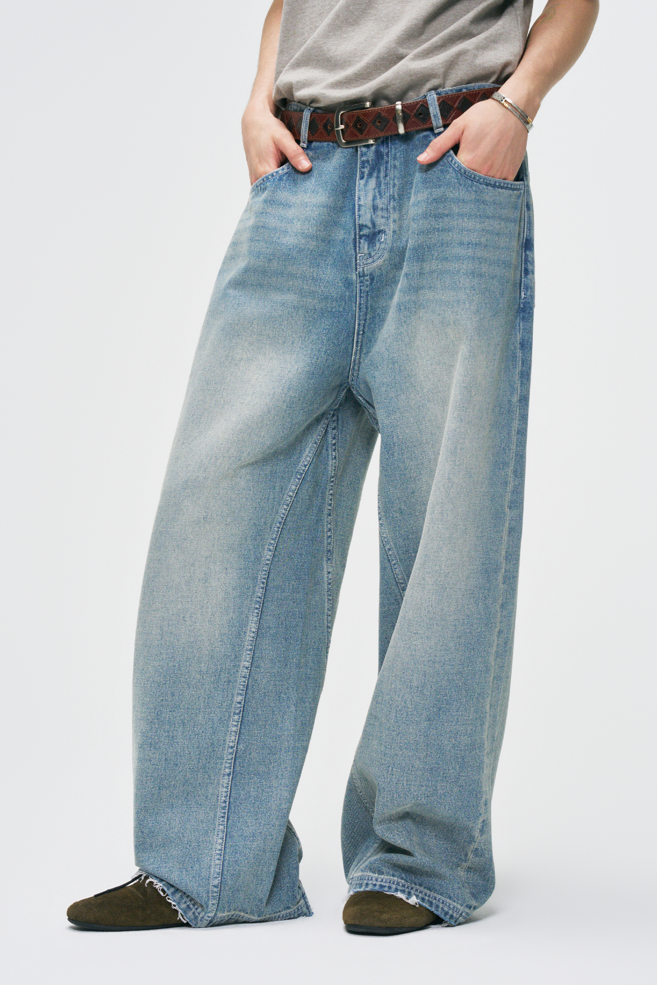 GONGHE REPUB Essential Washed Straight-Leg Jeans-Jeans-XS-Free Shipping Leatheretro