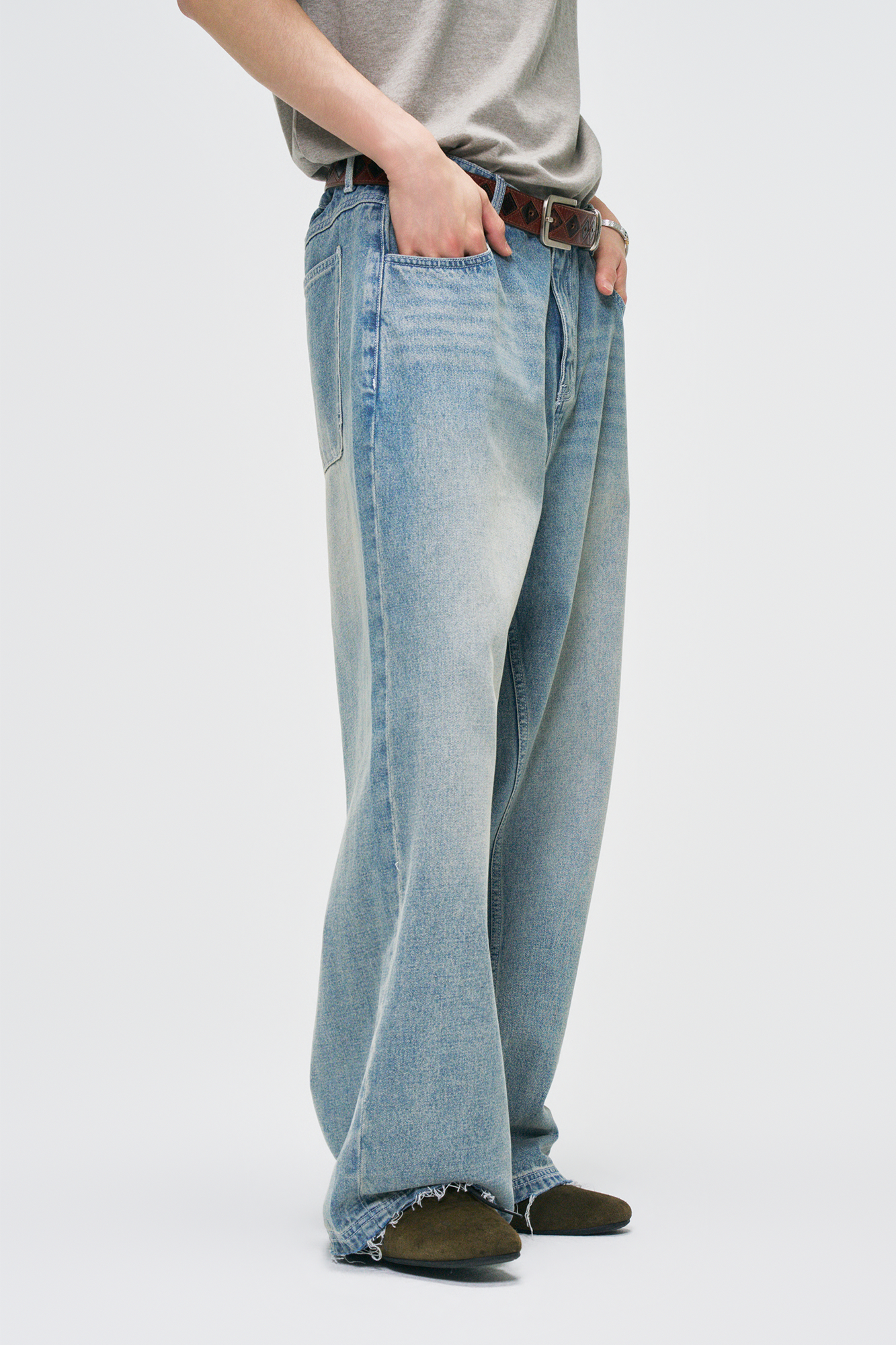 GONGHE REPUB Essential Washed Straight-Leg Jeans-Jeans-XS-Free Shipping Leatheretro