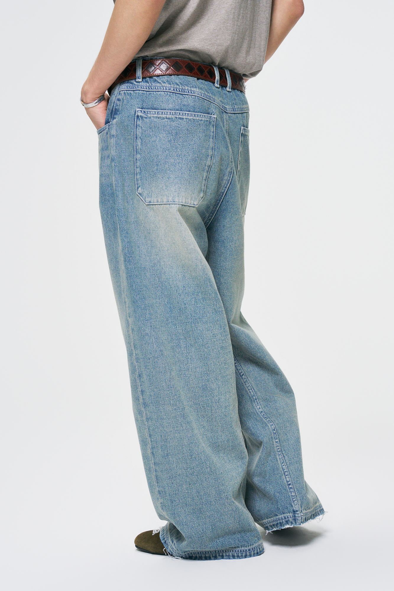 GONGHE REPUB Essential Washed Straight-Leg Jeans-Jeans-XS-Free Shipping Leatheretro