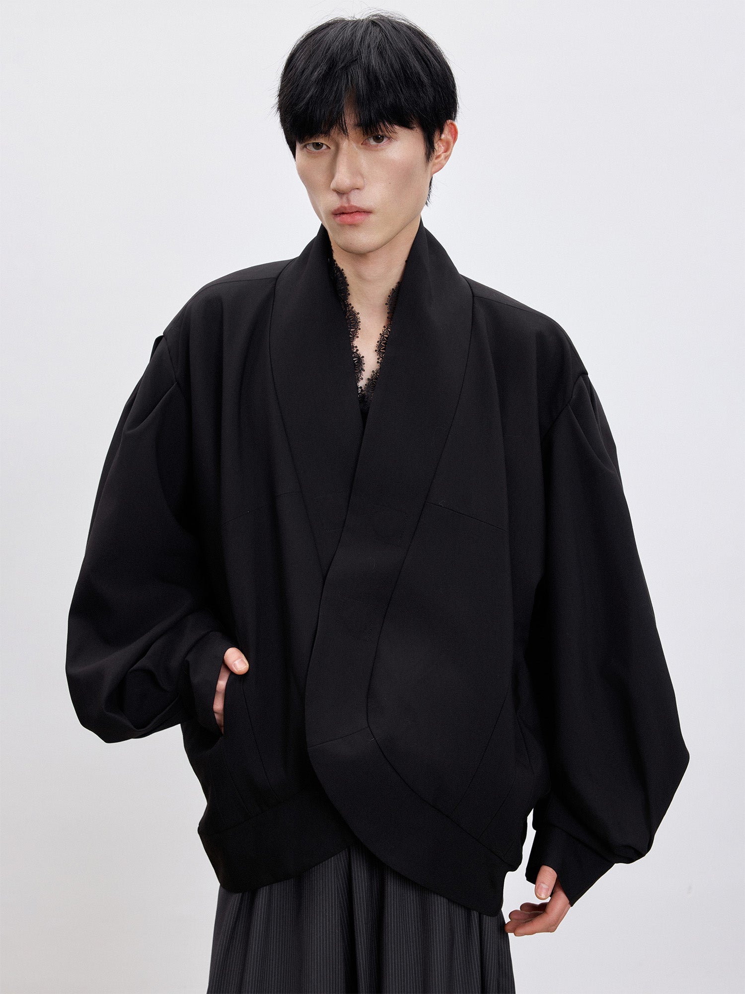 TUIMU Deconstructed Reversible Jacket-Jacket-S-Free Shipping Leatheretro